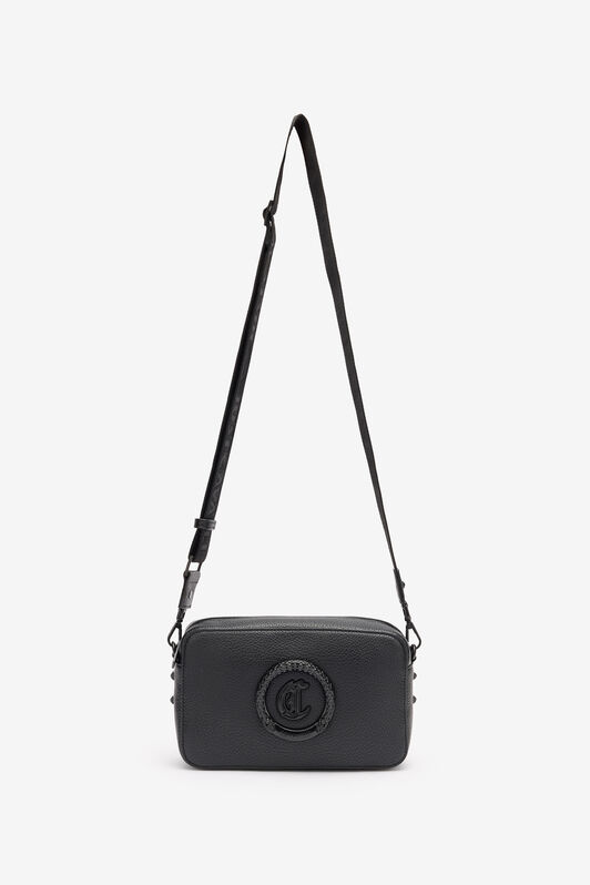JC Crossbody Bag With JC Monogram Black SFB012-SF343