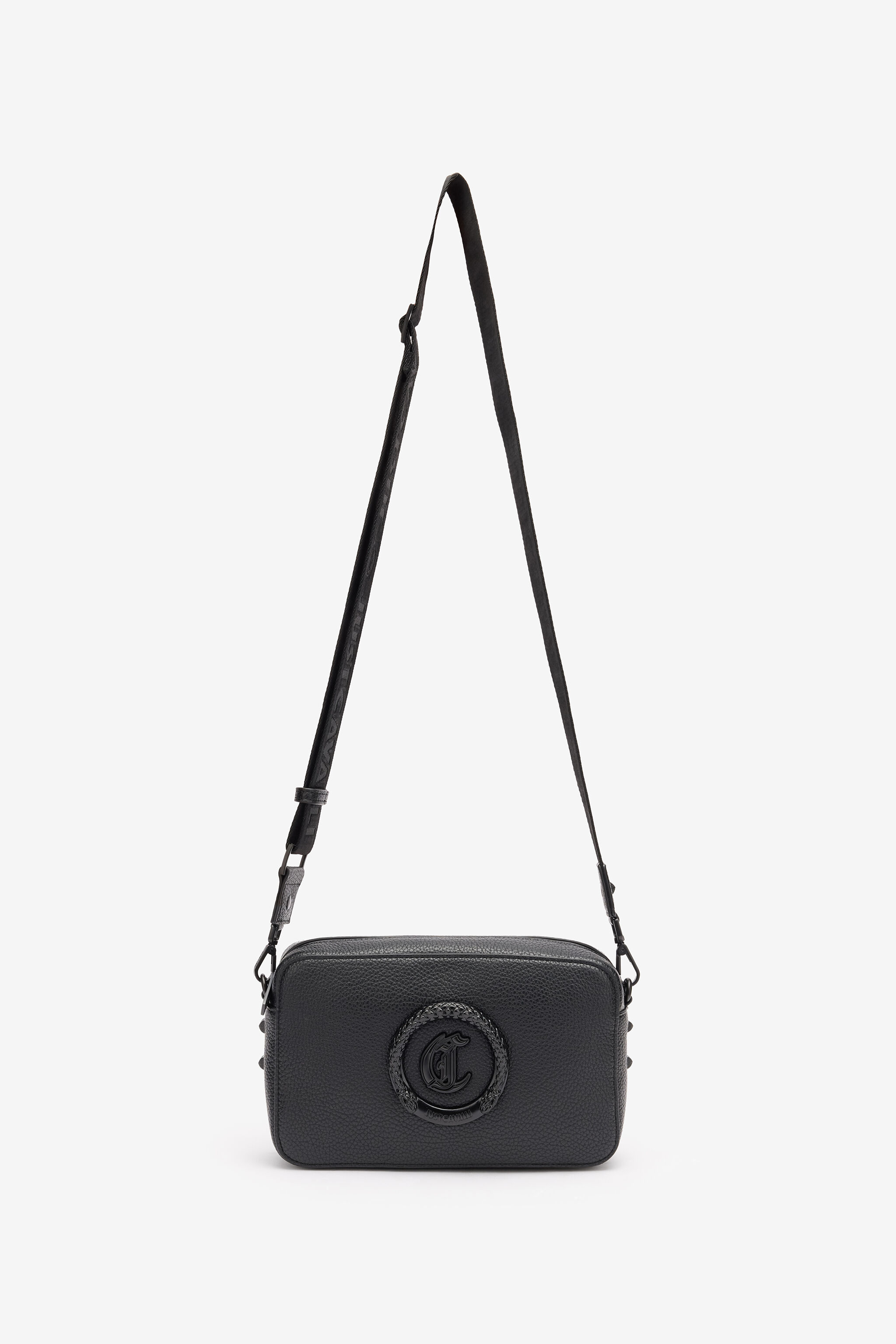 JC Crossbody Bag With JC Monogram Black SFB012-SF343