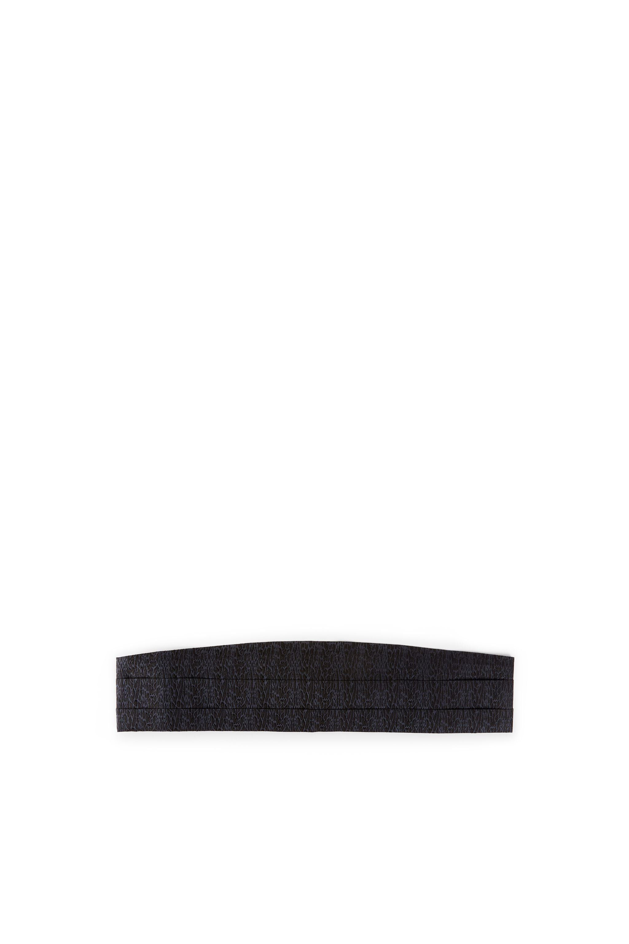 UG Leopard-Print Silk Cummerbund BLACK/GREY IYZ03V-SE110