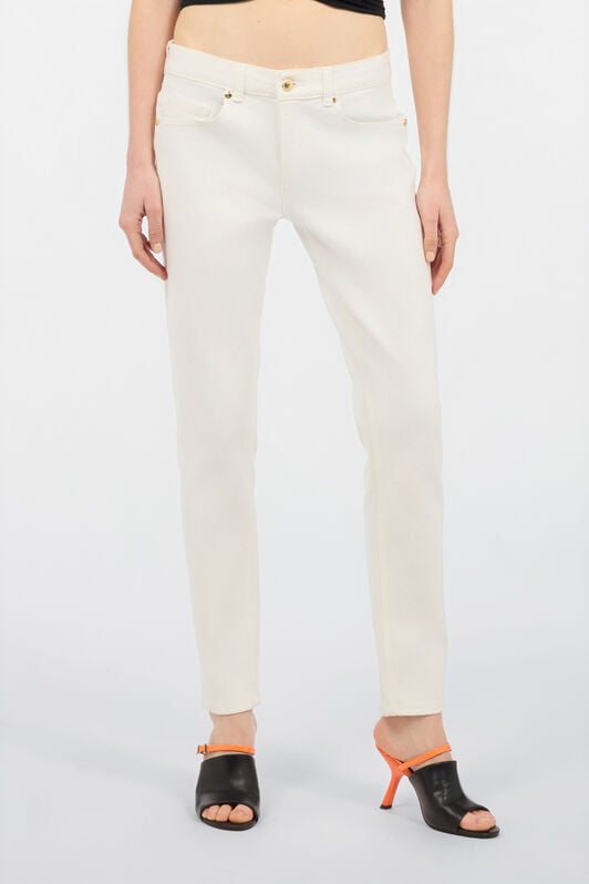 JC Straight-Leg Pants JC Straight-Leg Pants White UFJ009-UF136