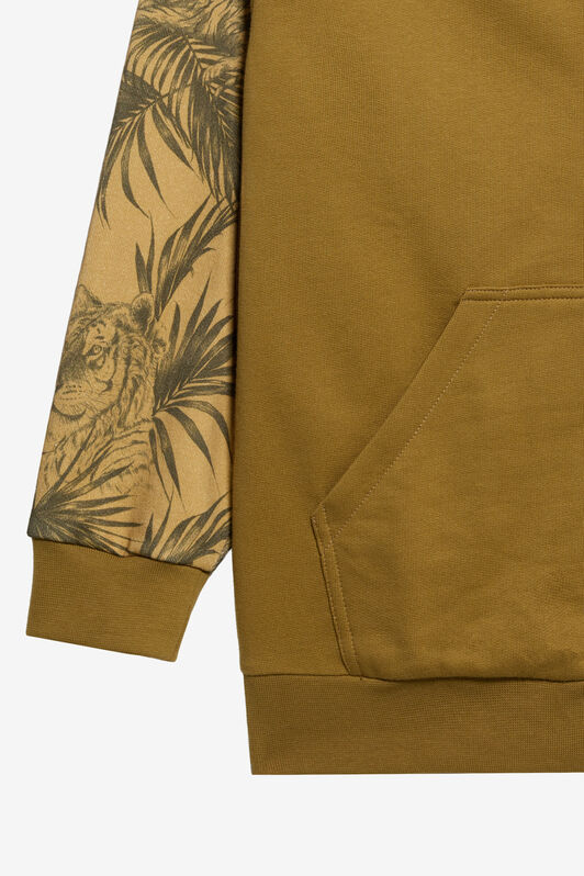 JU Sweatshirt Enfant Imprimé Tiger Graphic KHAKY TJT66G-CF050