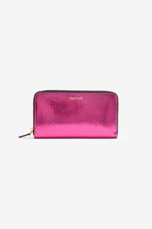 RC Zip-Around Wallet with Snake Print Fucsia TKA006-PZ579