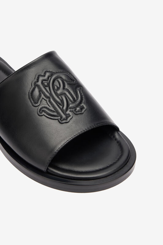RC Slides Con Monogram Mirror Snake Nero URS026-PZA90