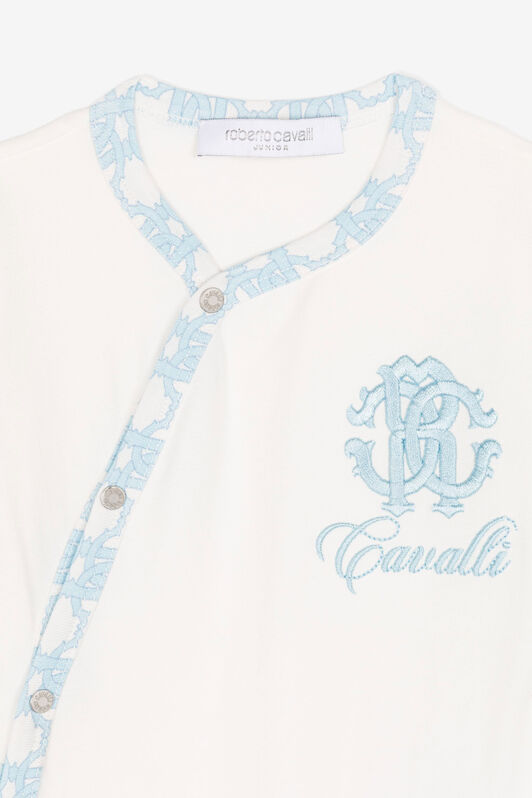JU Long-sleeve babygrow set Light blue QJT889-JV025