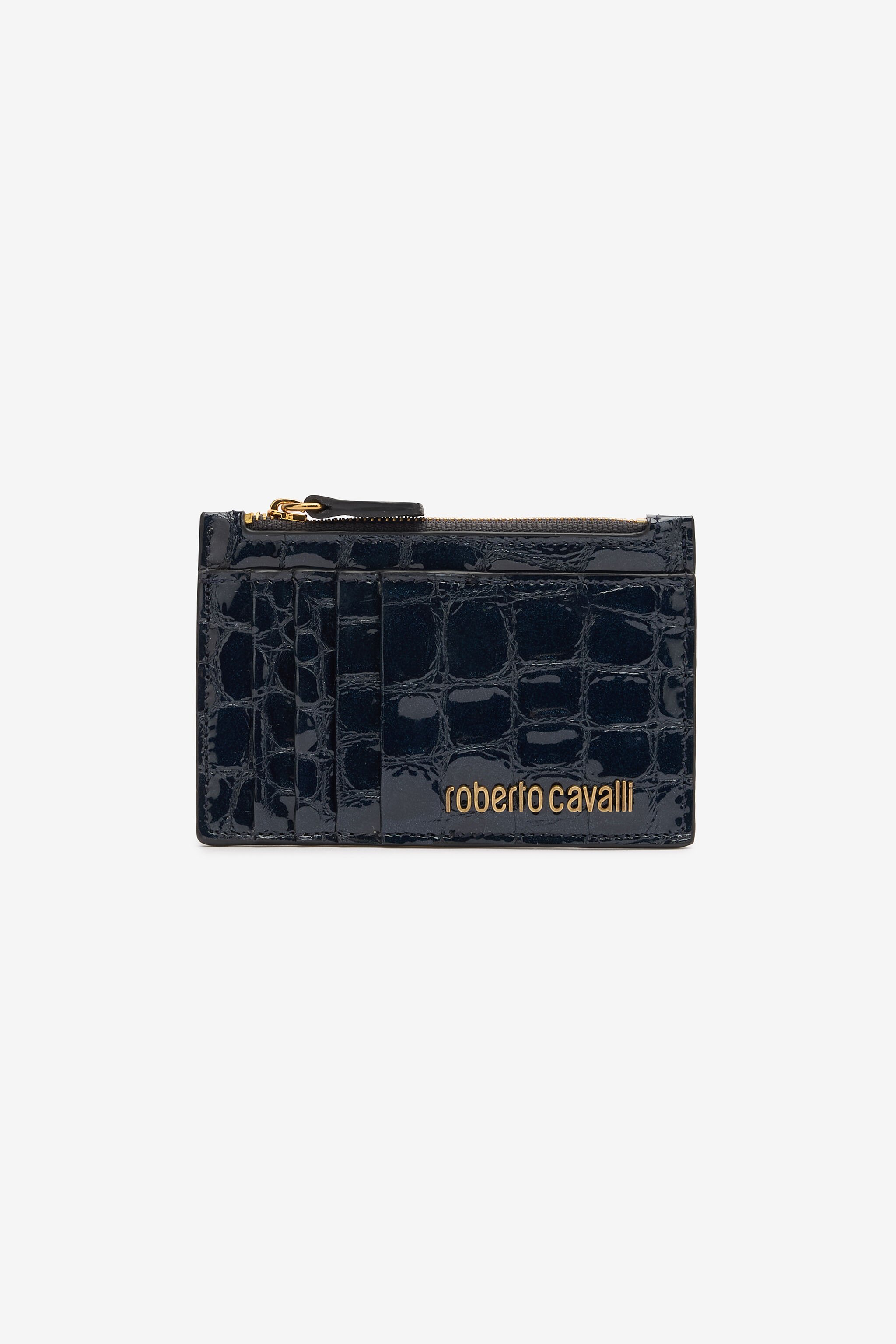 RC Coin Purse With Crocodile Print Dark blue TKA005-PZE01