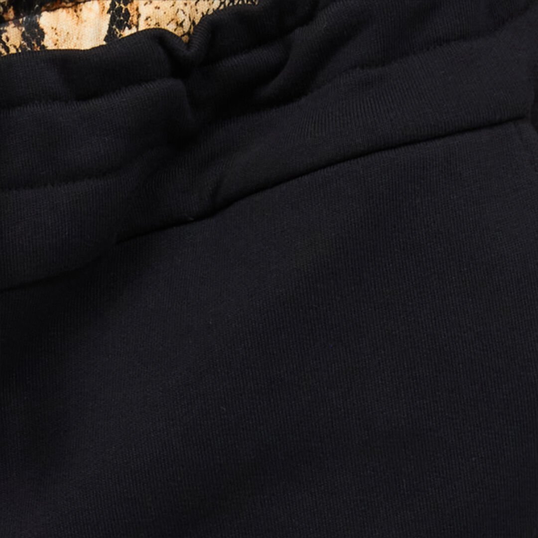 JC Sports Pants With Python Print Waistband 899 BLACK + 716 MARZ UFT081-UF120