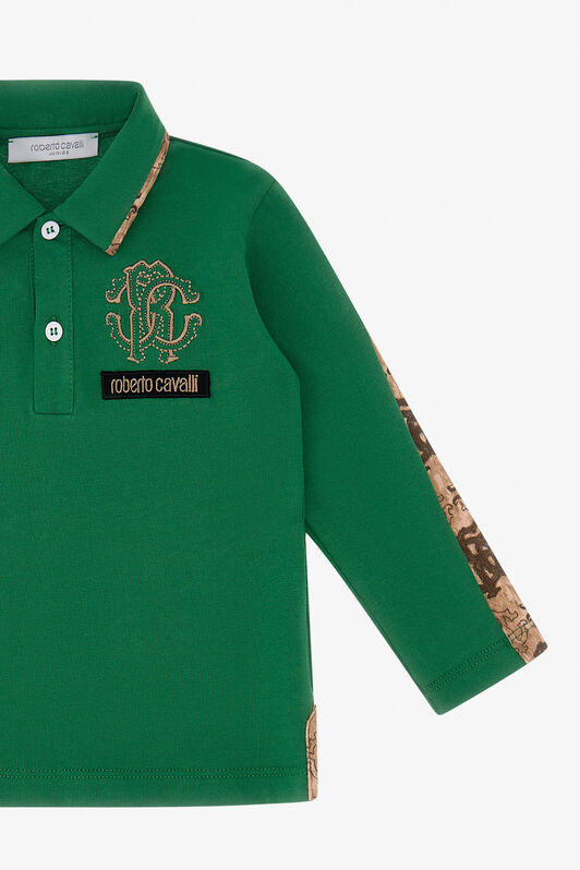 JU RC Logo Polo Green TJT641-JD001