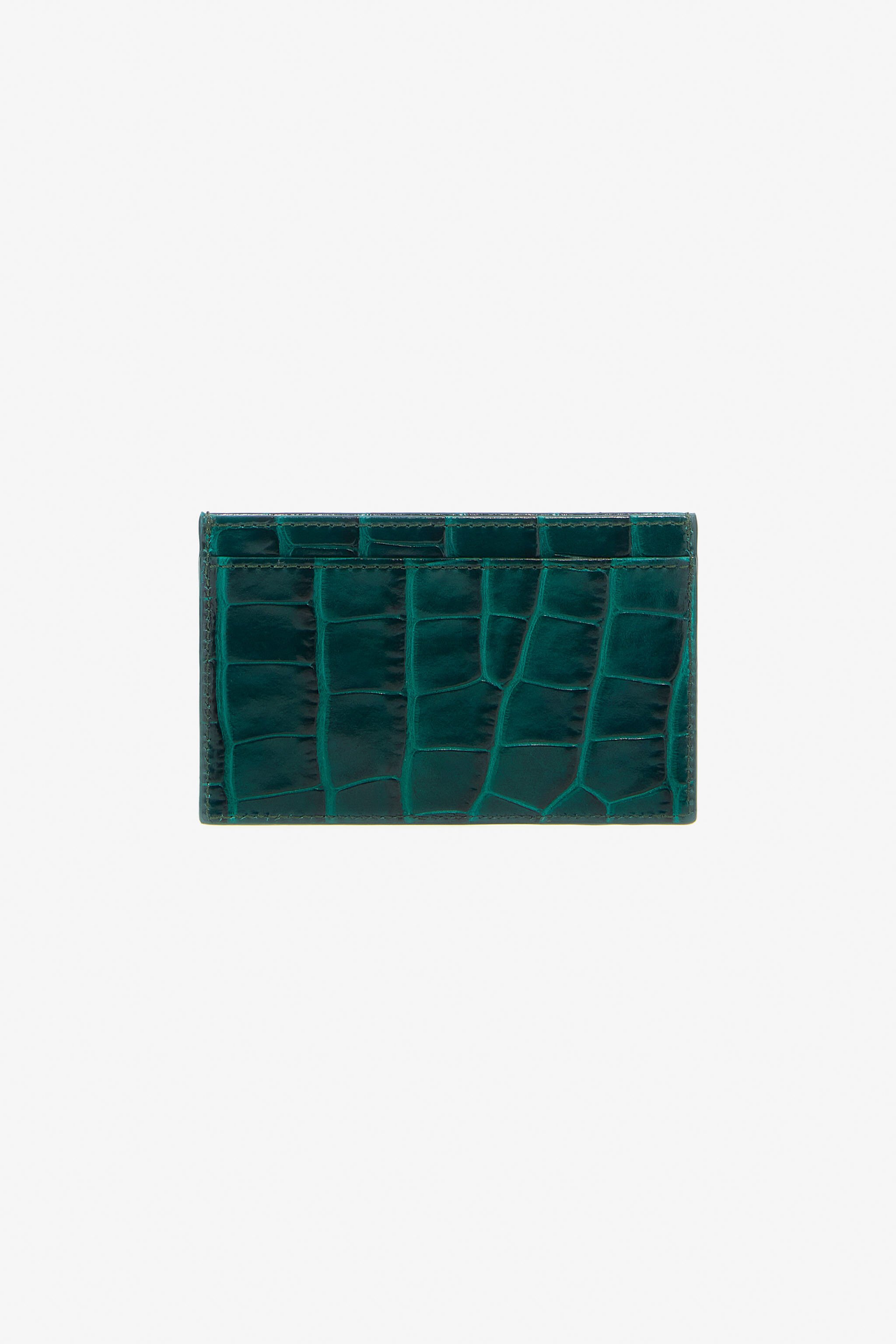 RC Teal Leather Card Case Dark green TKA005-PZ975