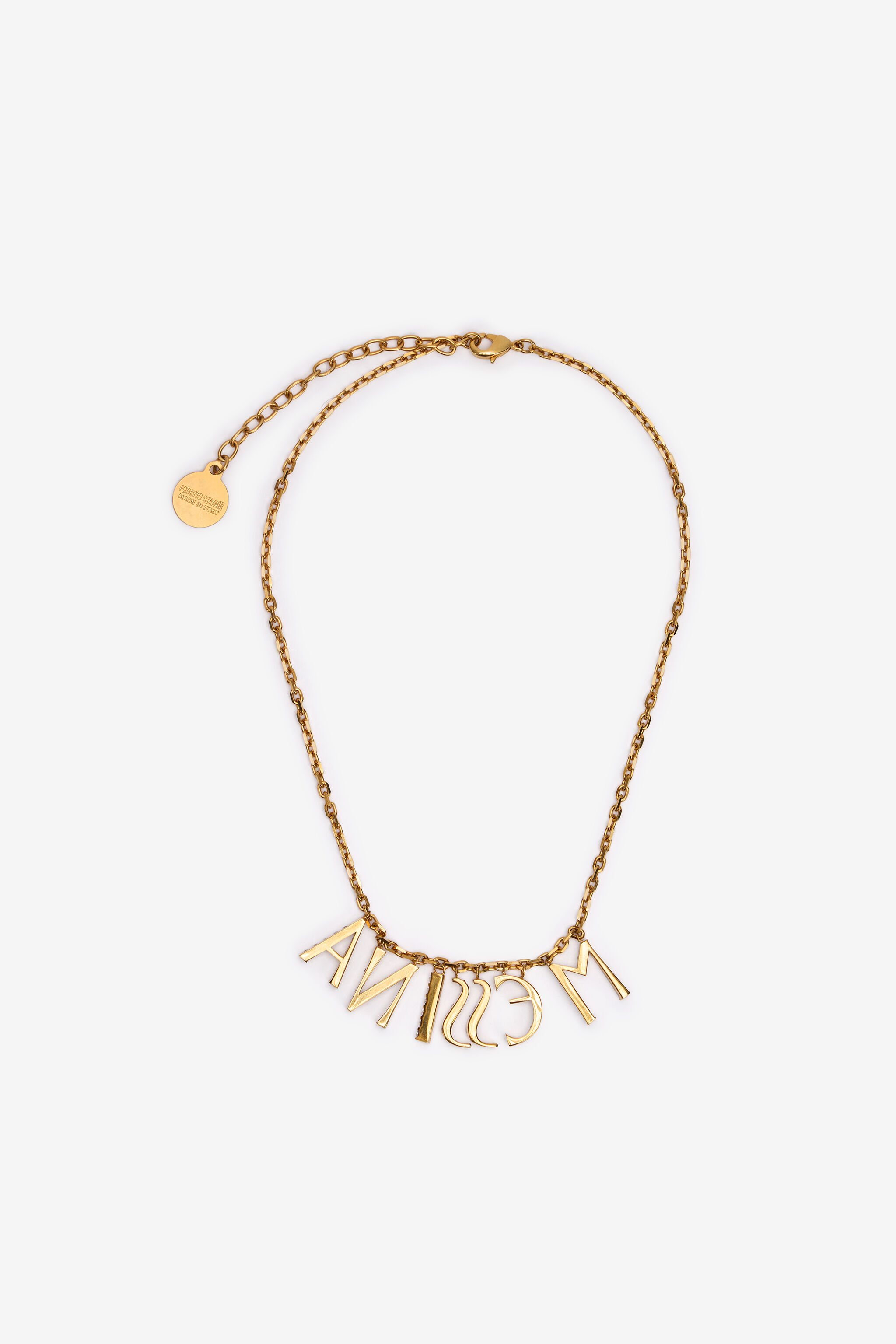 RC Messina Crystal Necklace Gold UWG021-AM001