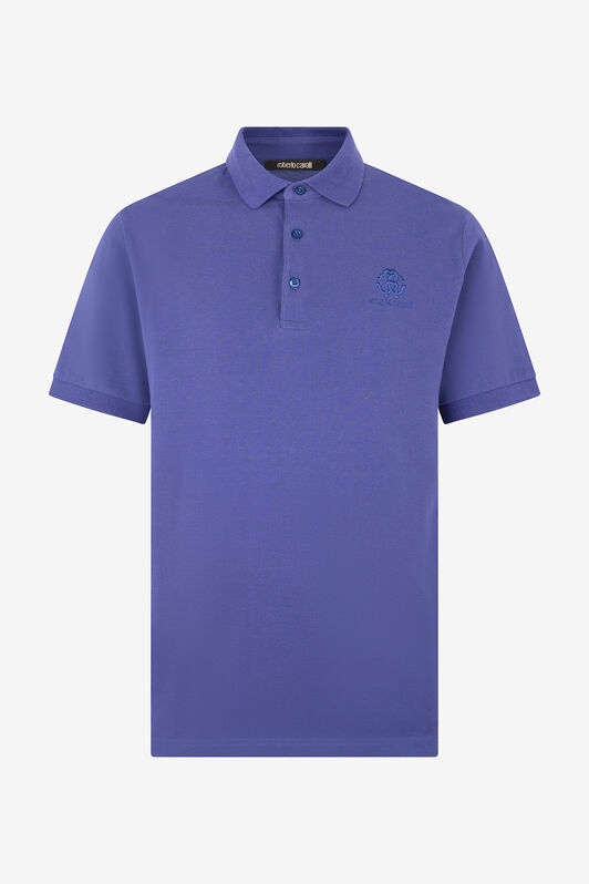RC Polo Mit Stickerei In Form Des Monogramms RC Und Logo Dunkelblau POT64A-KB001