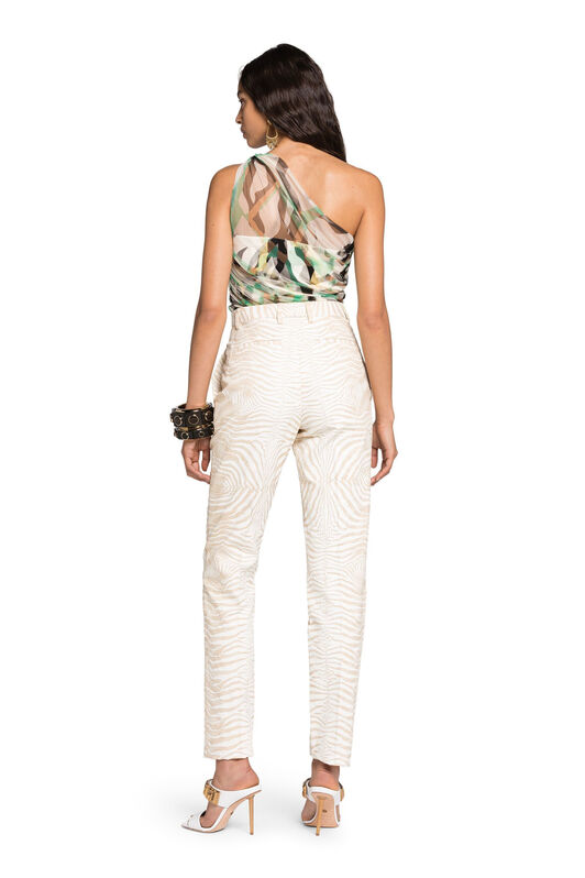 RC Abstract-Print One-Shoulder Mesh Top RC Abstract-Print One-Shoulder Mesh Top BLACK/ARAGONITE/GREE IWT601-6HR38