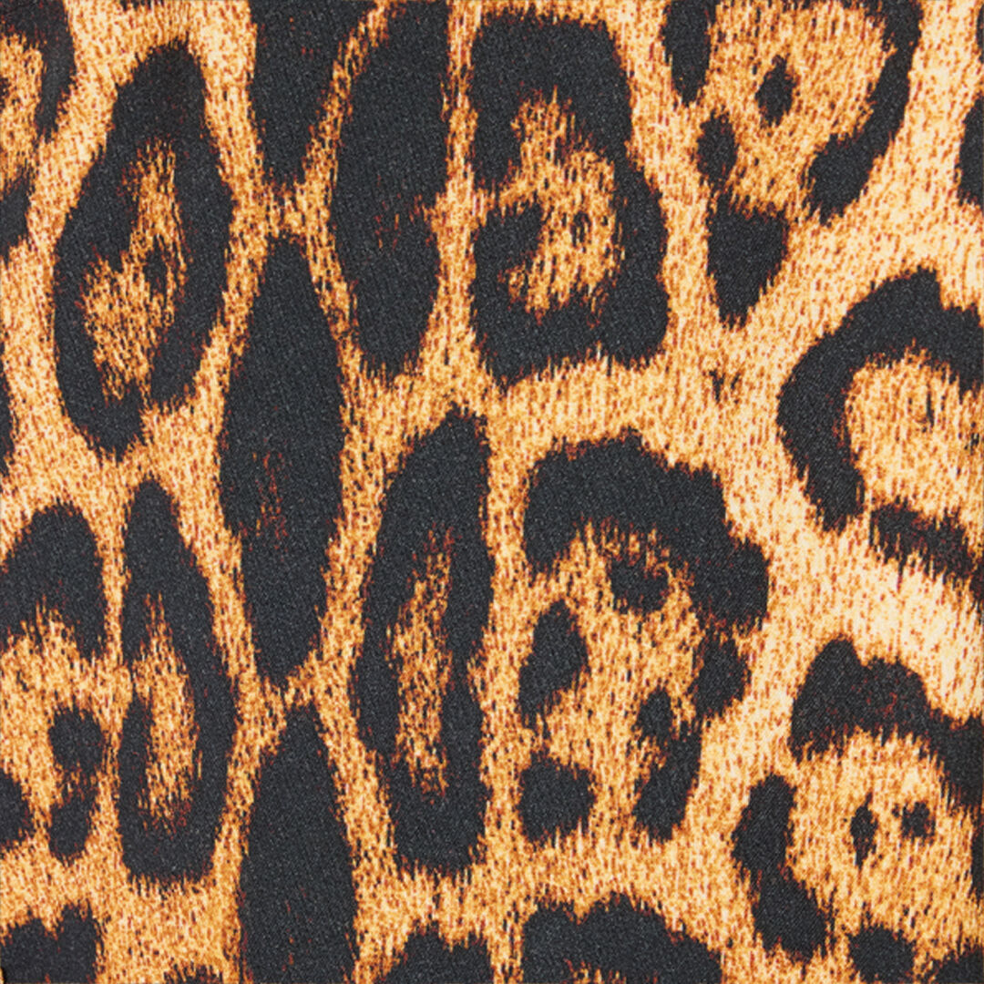 RC Pants with Jaguar Skin Print Braun VKT202-ORP73