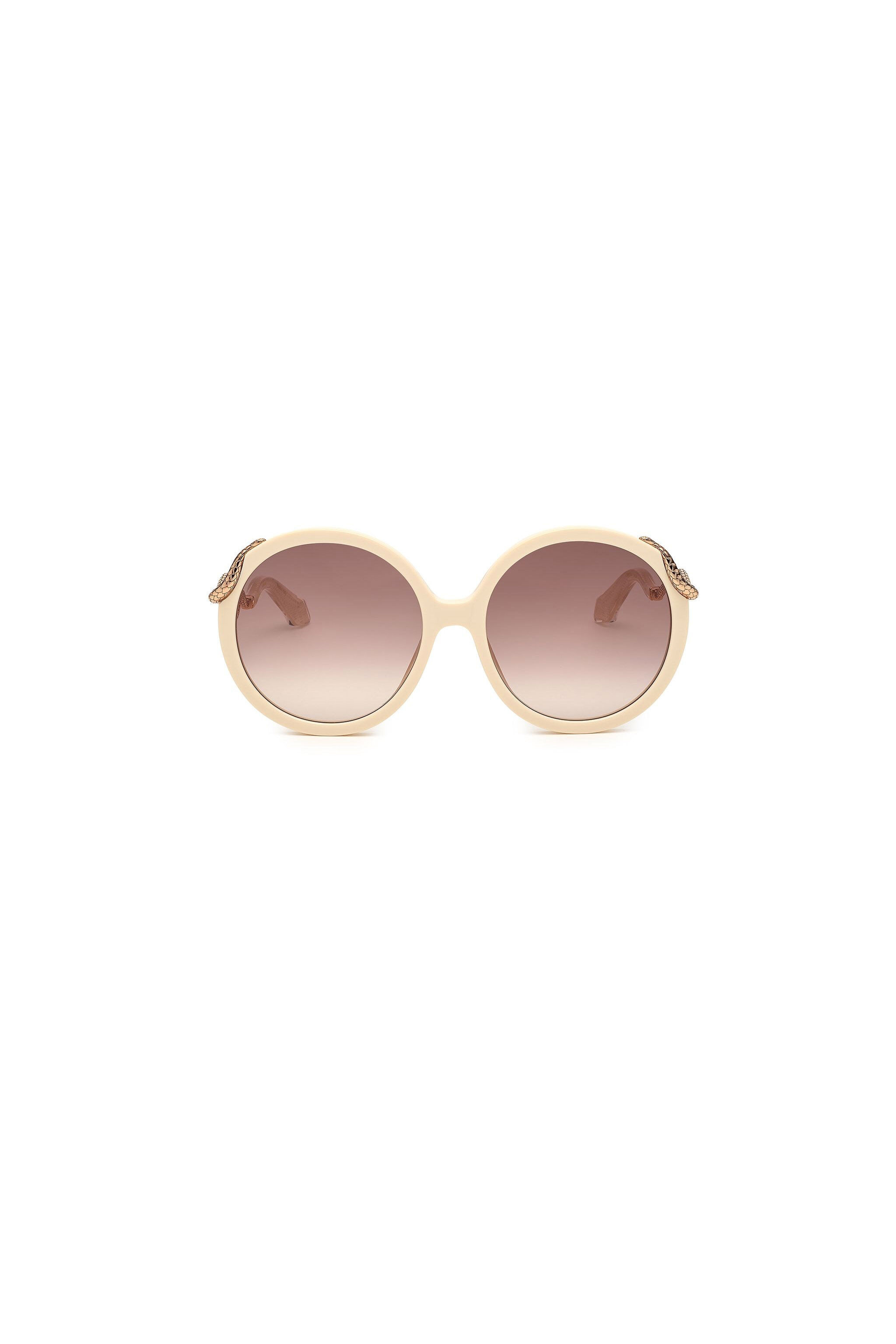 RC Roberto Cavalli Sunglasses Snake Collection SHINY FULL CREAM PD1325-PD191