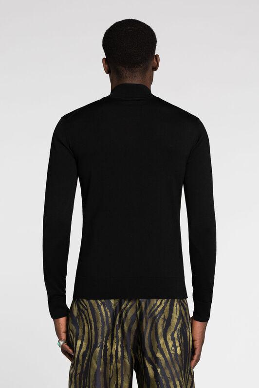 RC RC Monogram Wool Sweater BLACK RRM611-MQ001