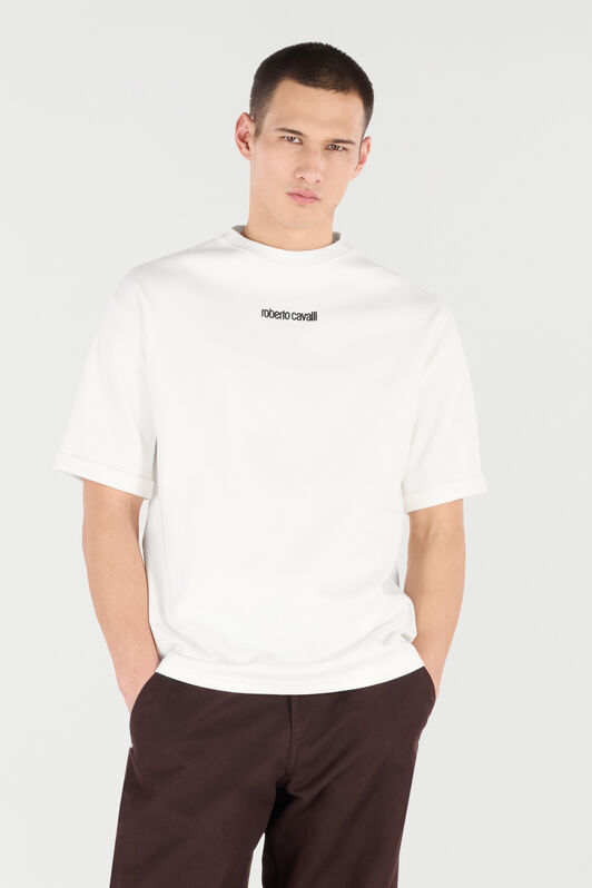 RC T-Shirt Con Logo Ricamato RC T-Shirt Con Logo Ricamato Bianco VRT62C-JD070