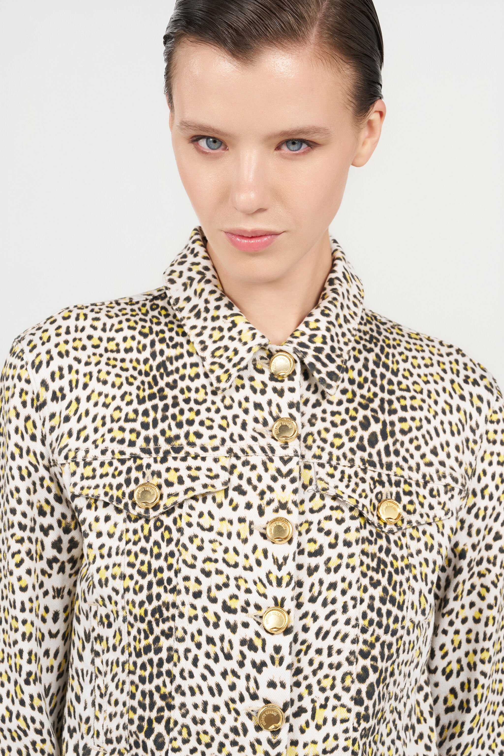 RC Pop Jaguar Animal-Print Jacket YELLOW/BLACK WQJ450-DAR30