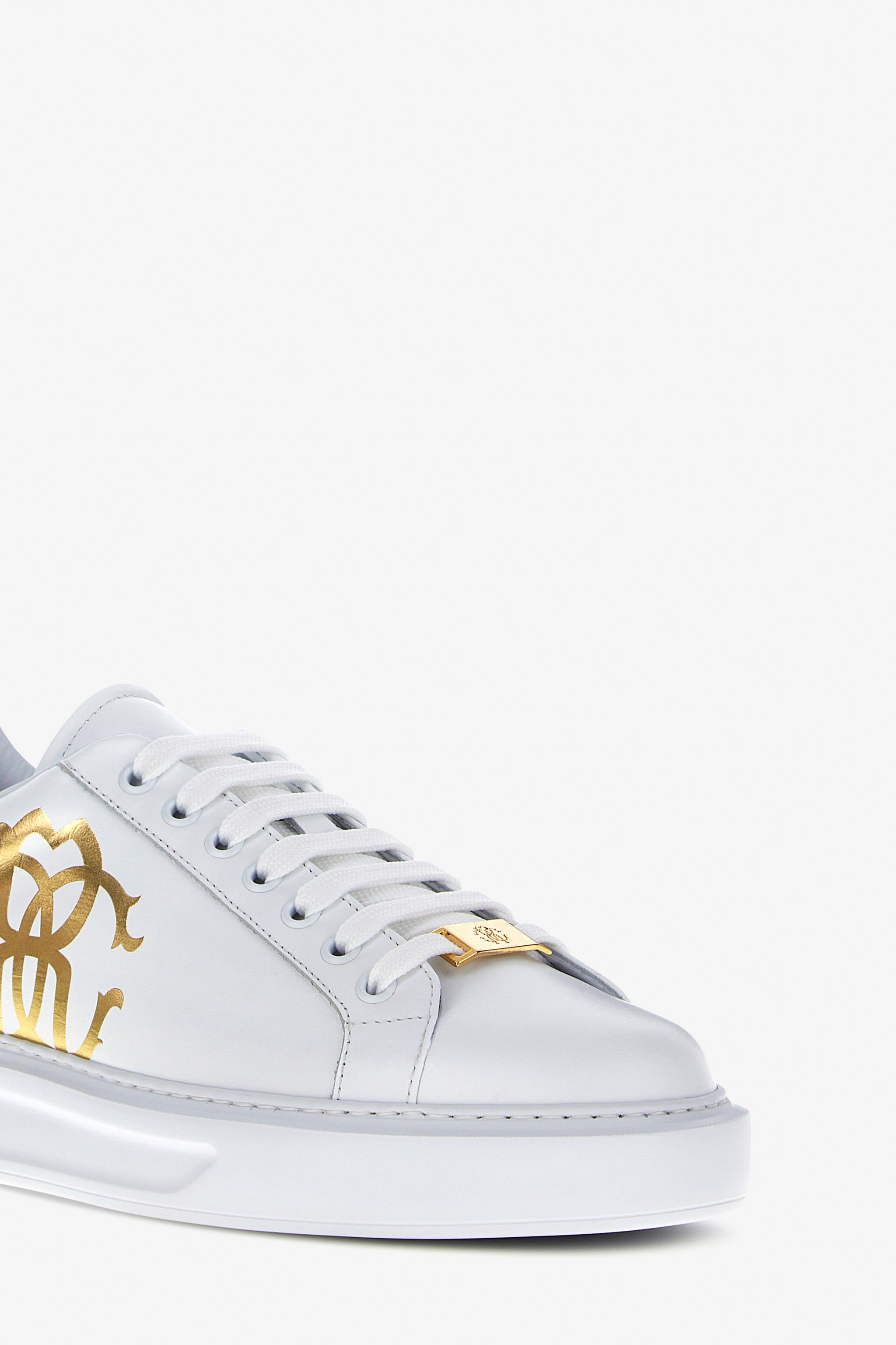 RC Sneakers with Monogram Mirror Snake White NOS00C-PNO01