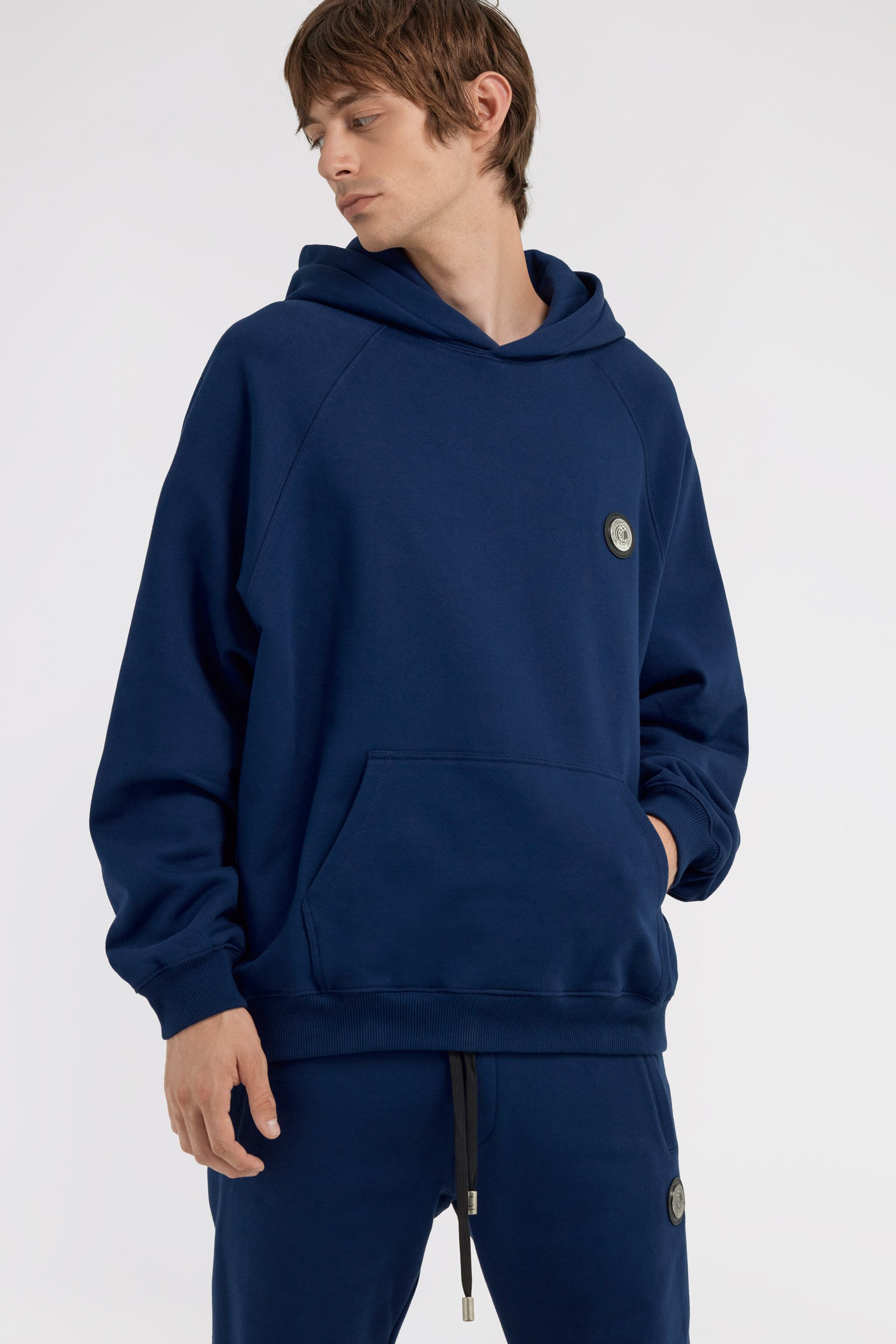 JC Just Cavalli Sweatshirt Dark blue TFT049-TF066