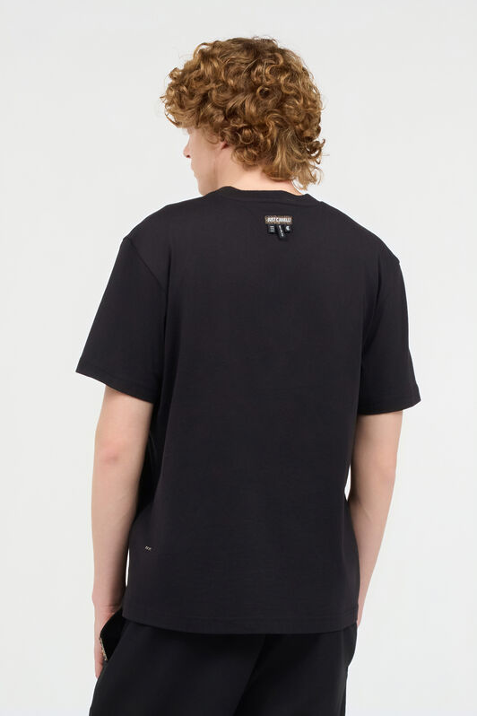 JC T-Shirt Avec Logo Assorti Noir UFT055-UF075