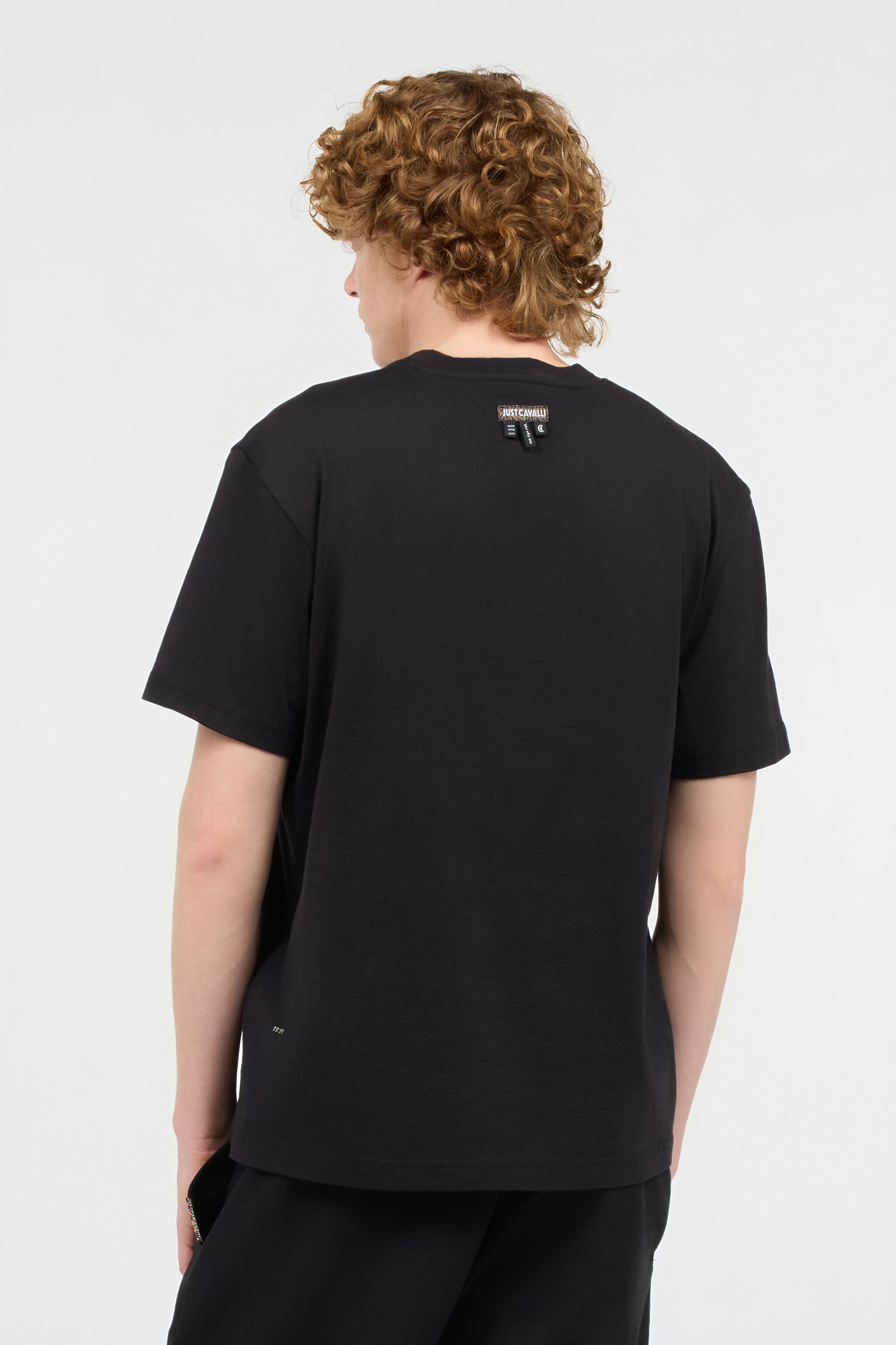 JC T-Shirt Avec Logo Assorti Noir UFT055-UF075