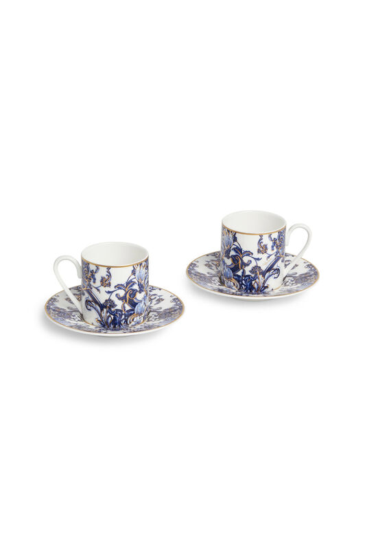 HO AZULEJOS SET DI TAZZE DA CAFFE' IN CONFEZIONE REGALO (2 pezzi) Blu EWLBB3-CCR01