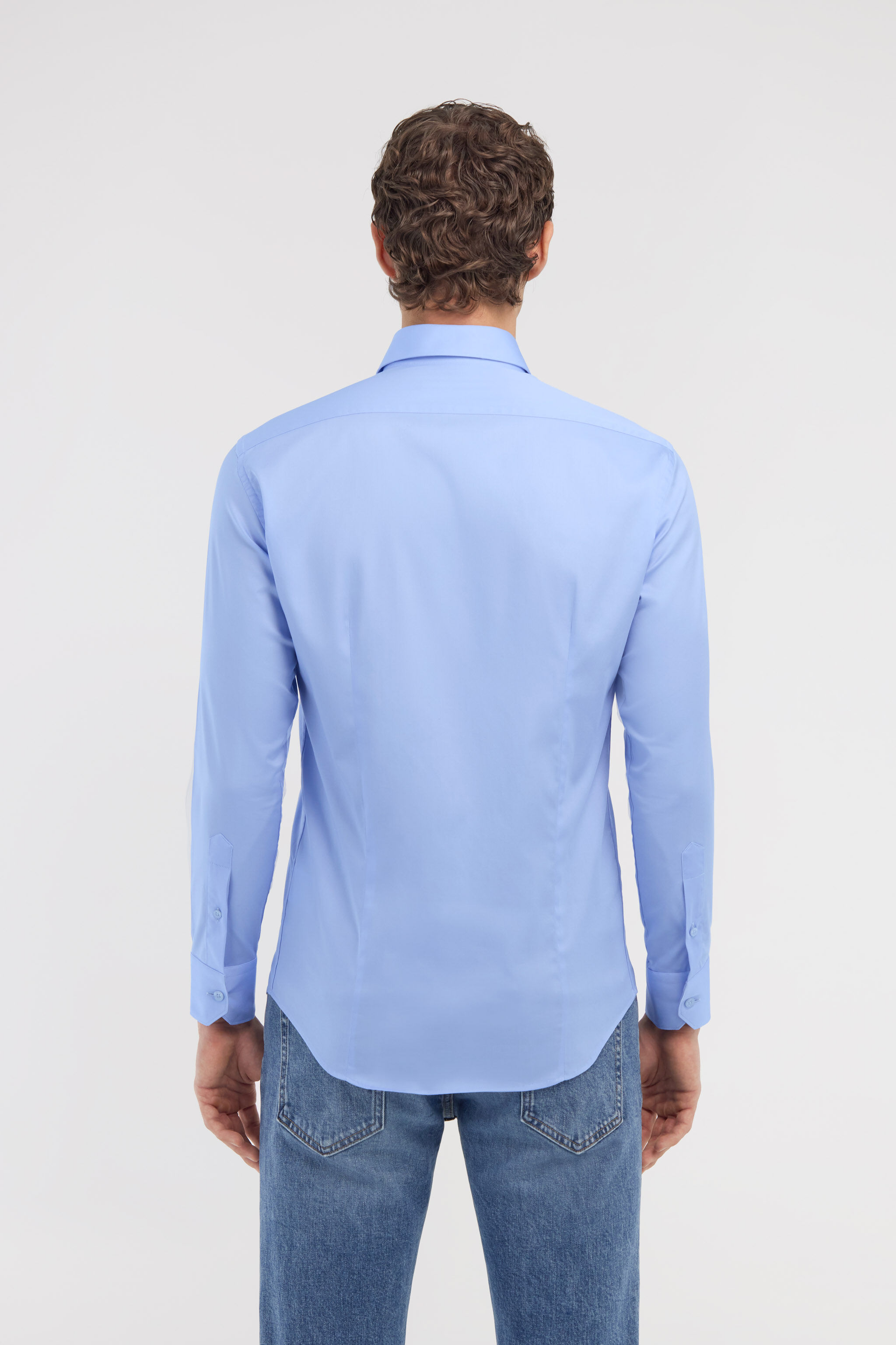 RC Shirt with Monogram RC Light blue JST70B-CO015