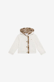 ${brand} Ivory Sweatshirt with Jaguar Skin Details ${colorDescription} ${masterID}