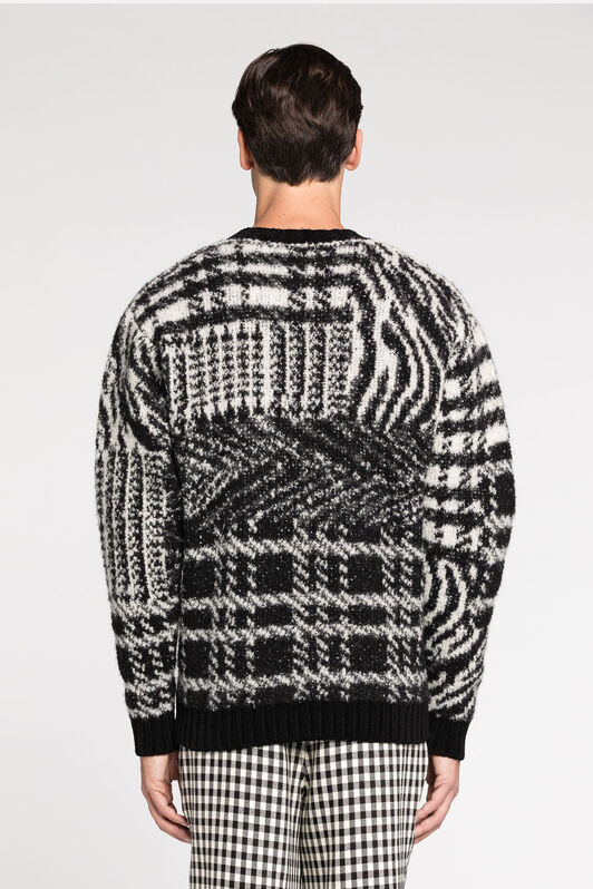 RC Pullover mit Intarsienmuster BLACK RRM614-MA006