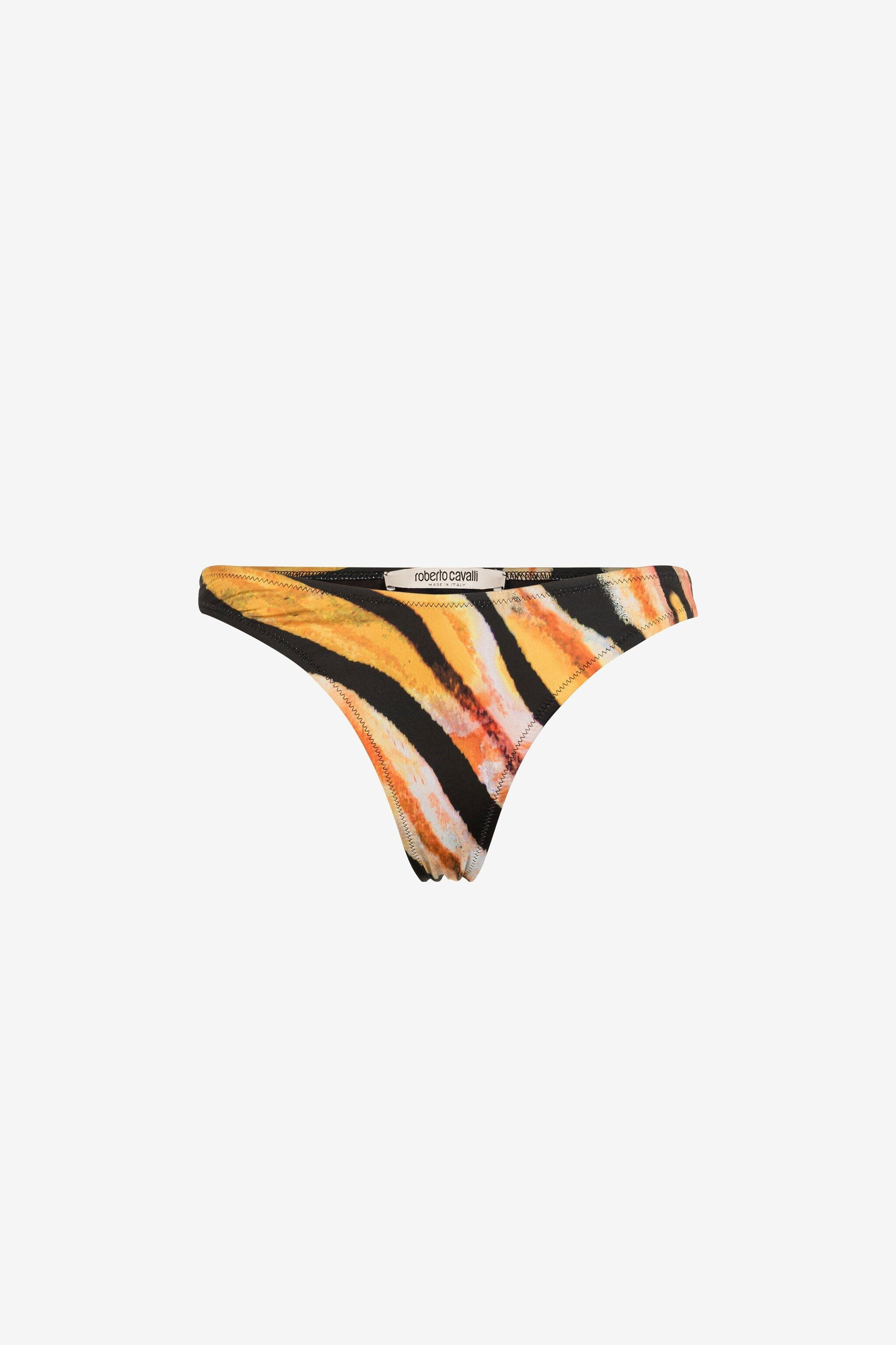 RC Zebra-Print Bikini Briefs Orange/Black OQW25C-HVD03