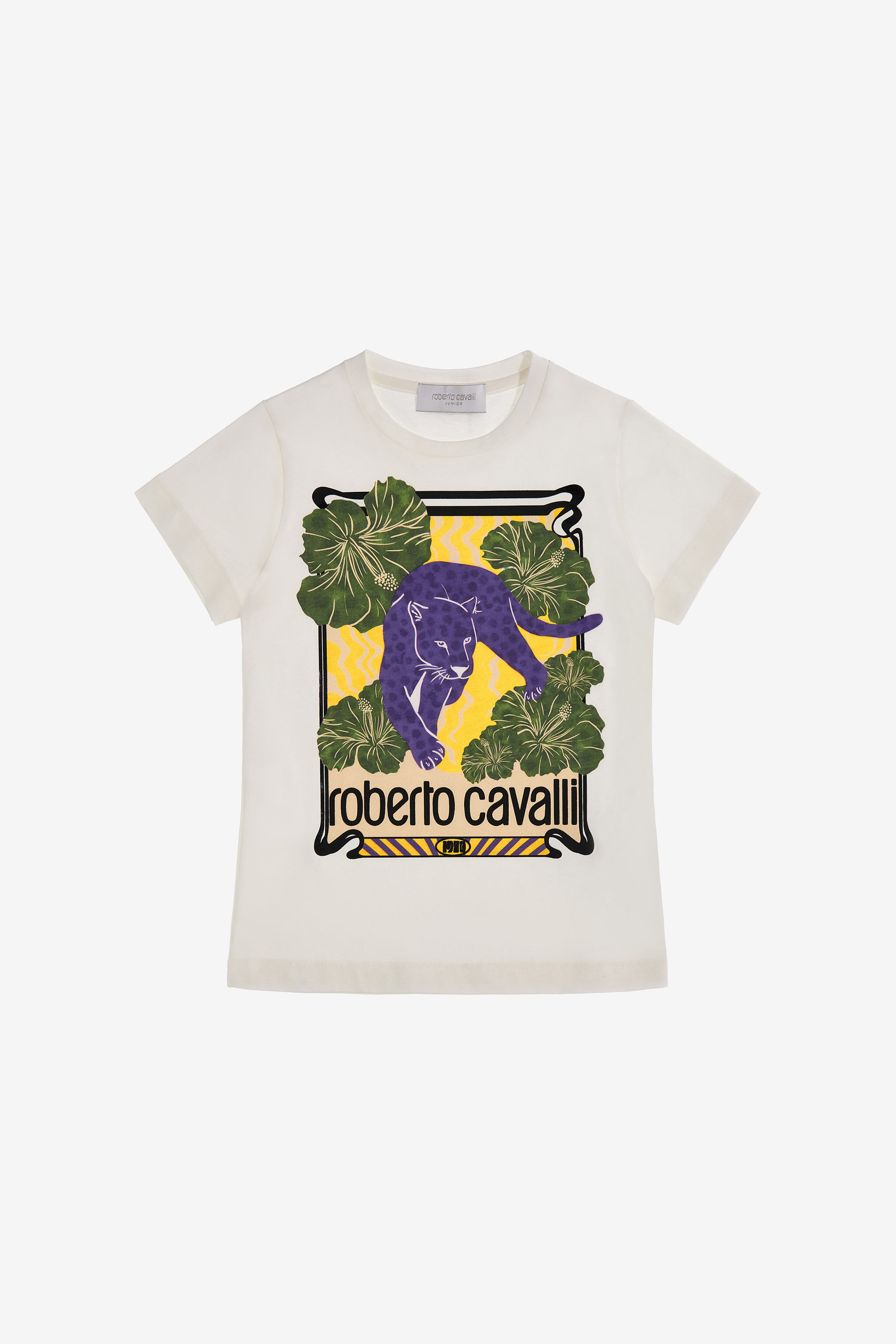 JU T-shirt with Logo and print White SJT627-JD001