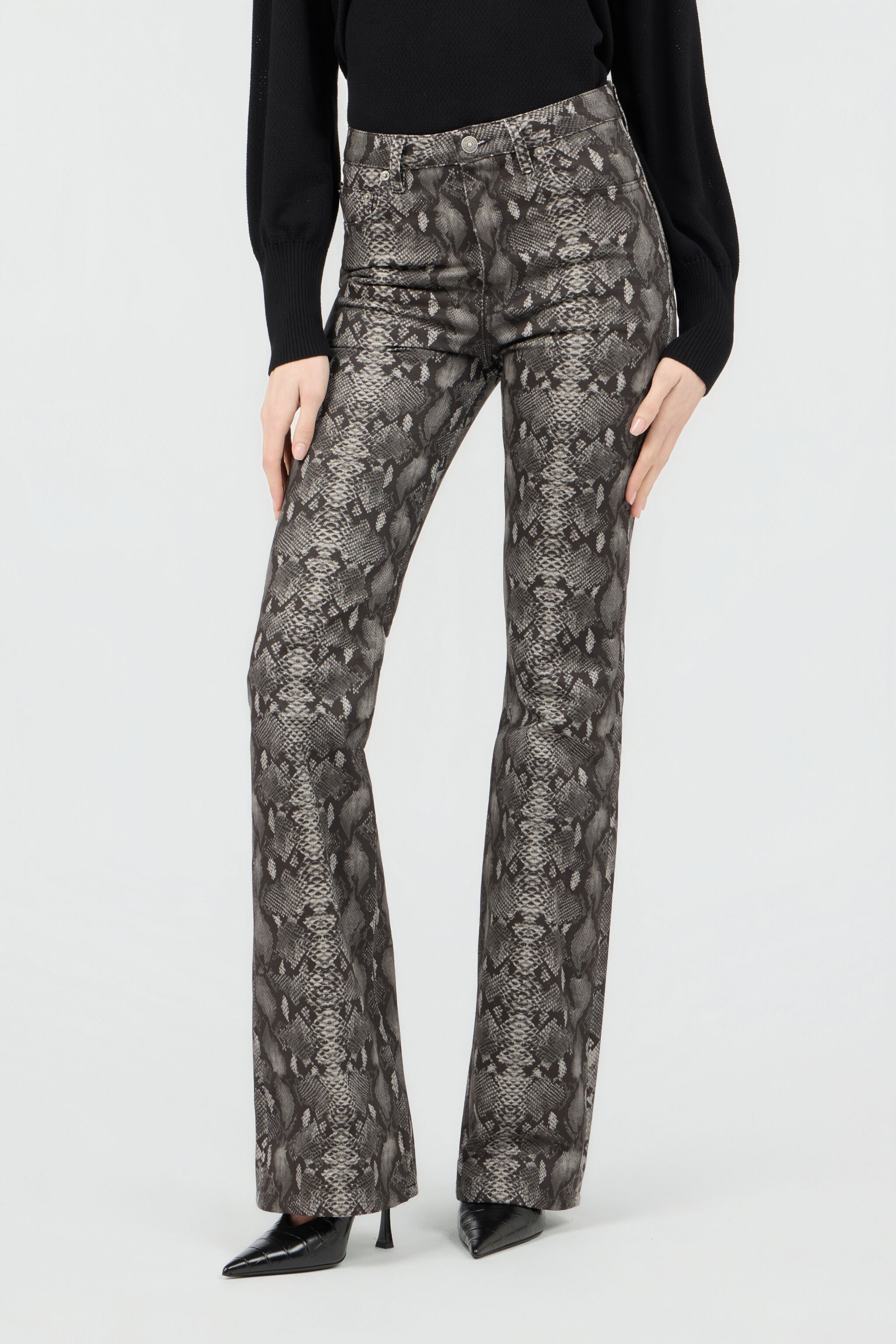 RC Python Print Jeans PYTHON DARK GREY SOJ20S-DL008