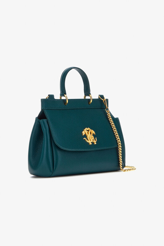 RC Mirror Snake Shoulder Bag Grün/Gold KOB00C-PZA12