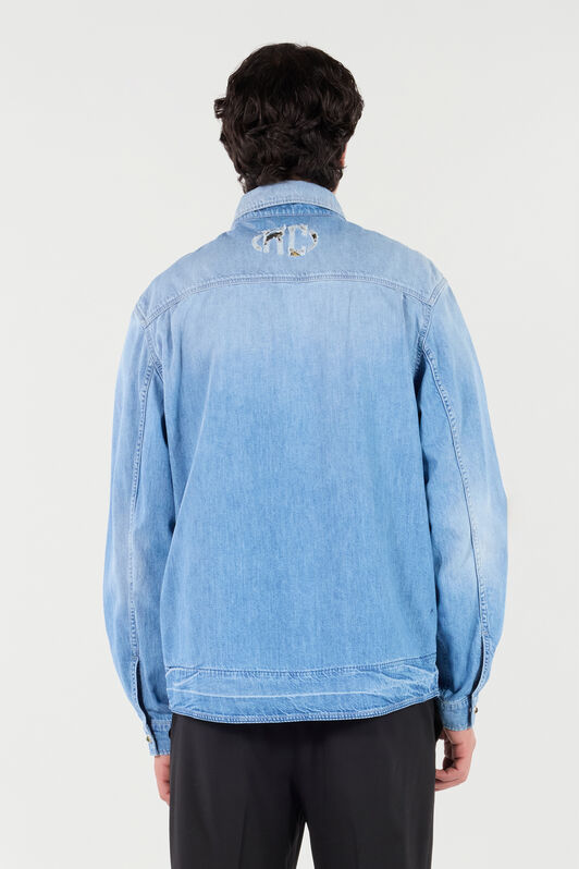 RC Denim Shirt with Jewel Buttons RC Denim Shirt with Jewel Buttons Bleu clair VRJ776-VT001