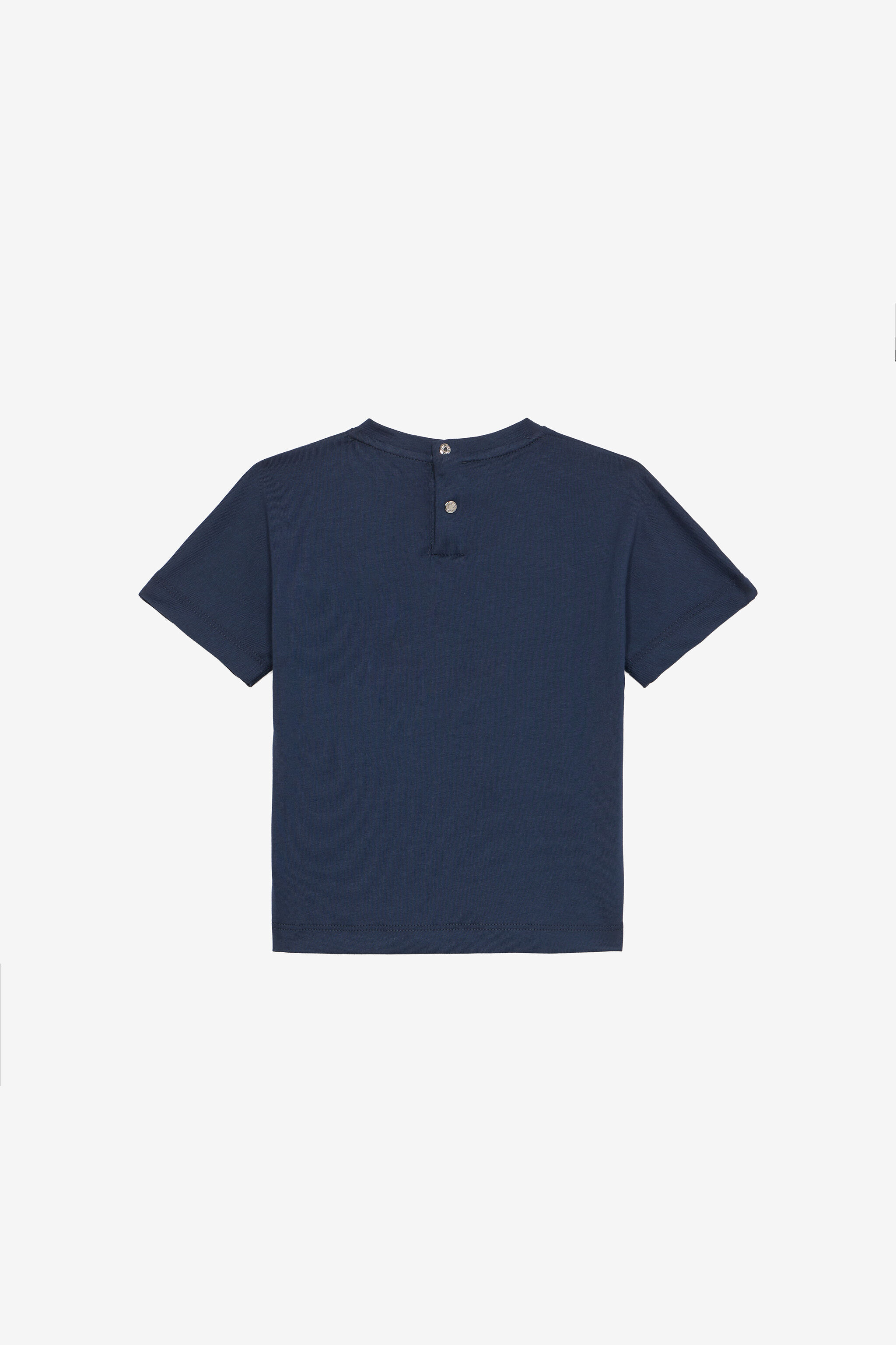 JU T-Shirt Maxi Logo E Patch Blu scuro UJT623-JD001