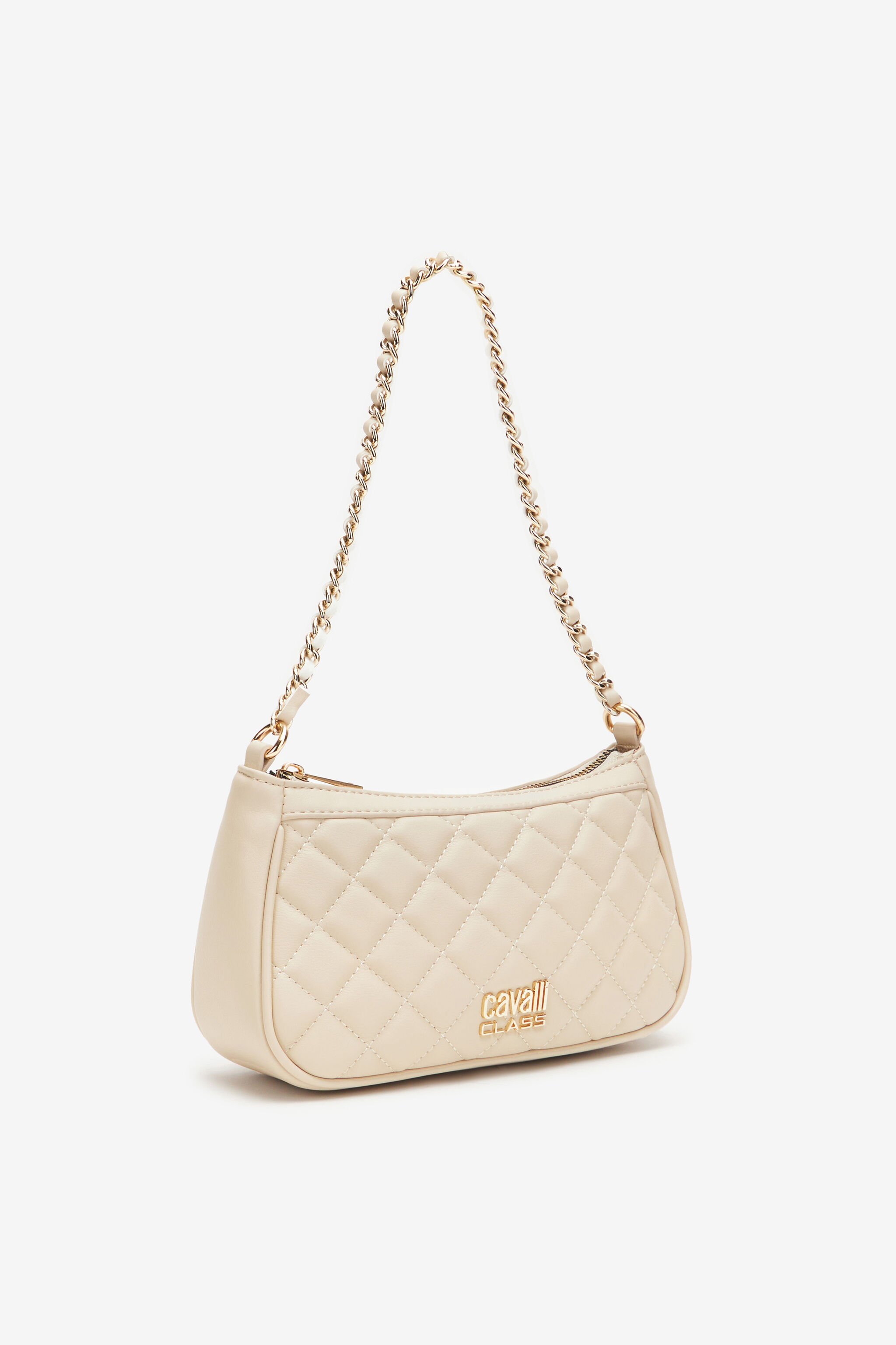 CL Schultertasche Mit Steppnähten Cavalli Class Elfenbein SXB01I-AB076