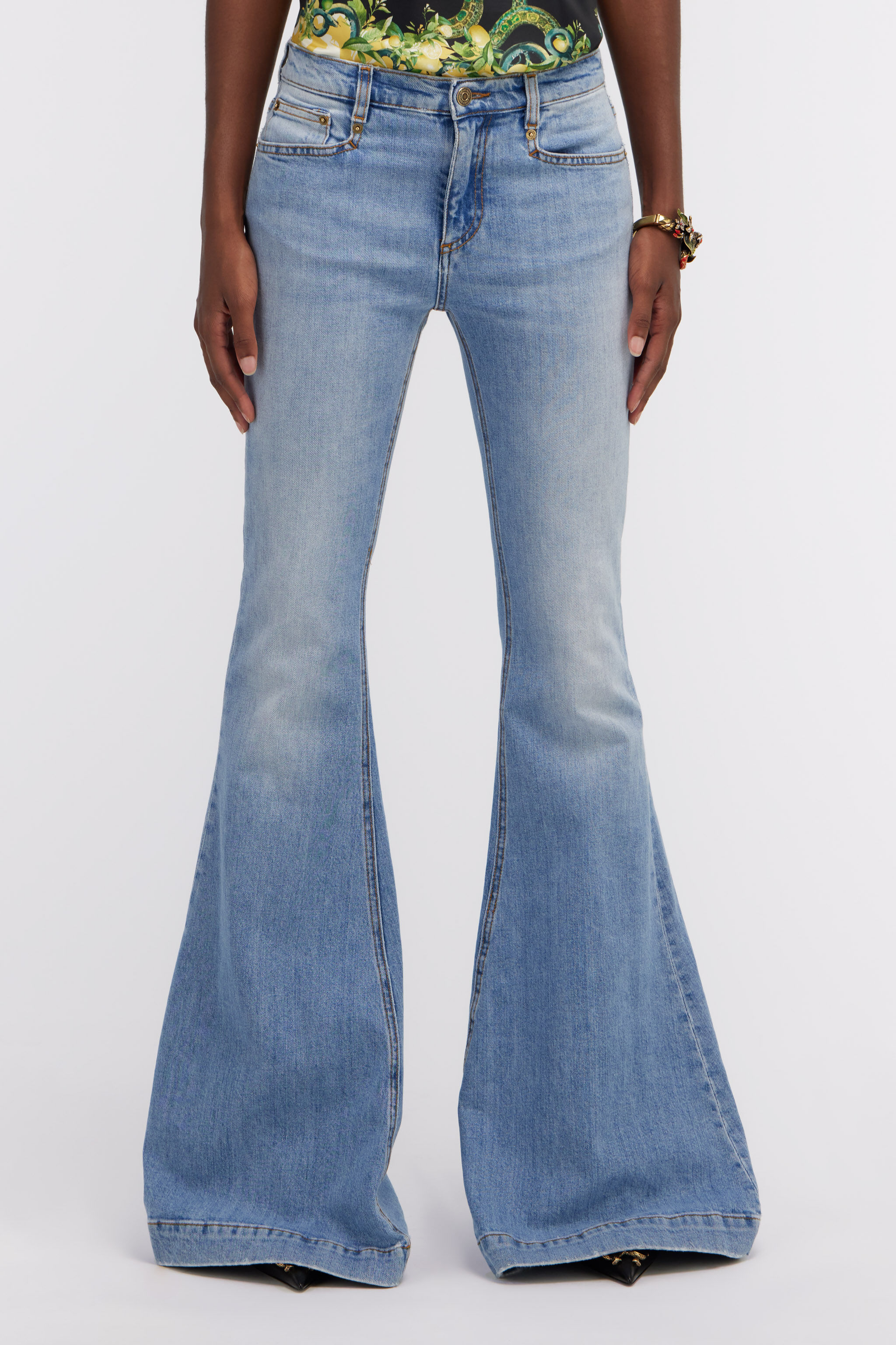 RC Flared Jeans Dunkelblau SKJ205-DS002