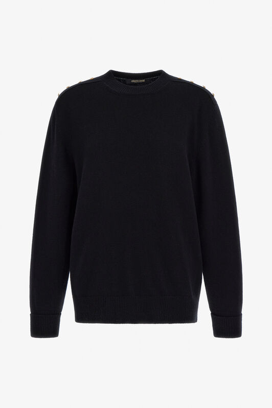 RC Crew-neck pullover Black TKM621-MQ001
