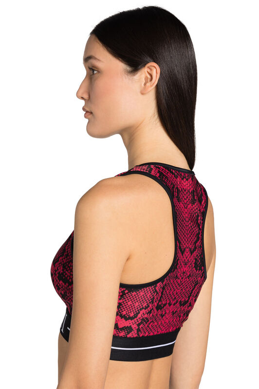 RC Python-Print Crop Top RC Python-Print Crop Top Fuchsia IST60A-LNE11