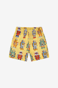 ${brand} Shorts with Robot print ${colorDescription} ${masterID}