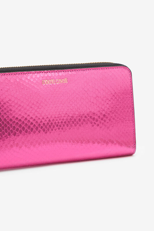 RC Zip-Around Wallet with Snake Print Fucsia TKA006-PZ579