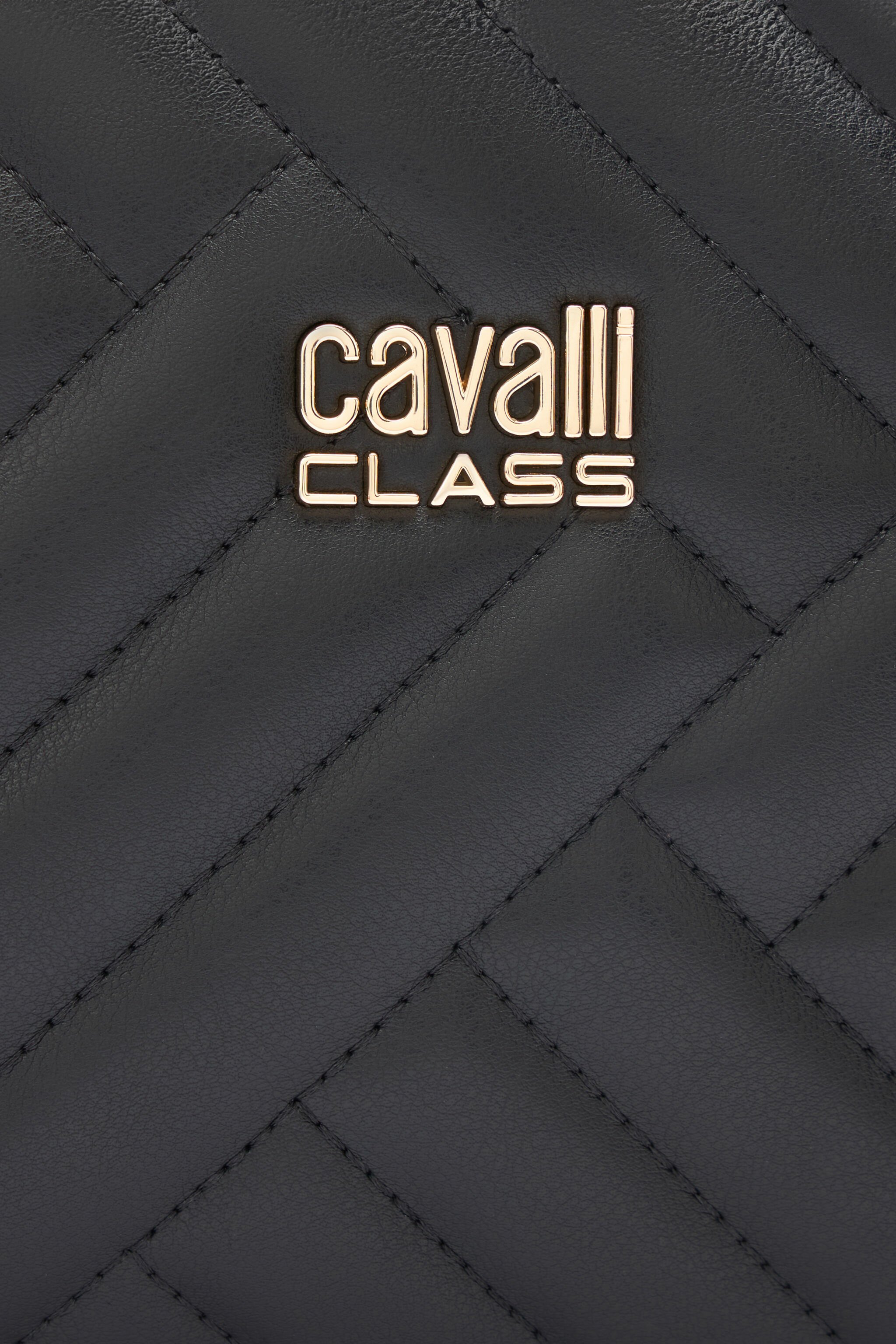 CL Bolso Con Bandolera De Cadena Cavalli Class Negro SXB00E-AB076