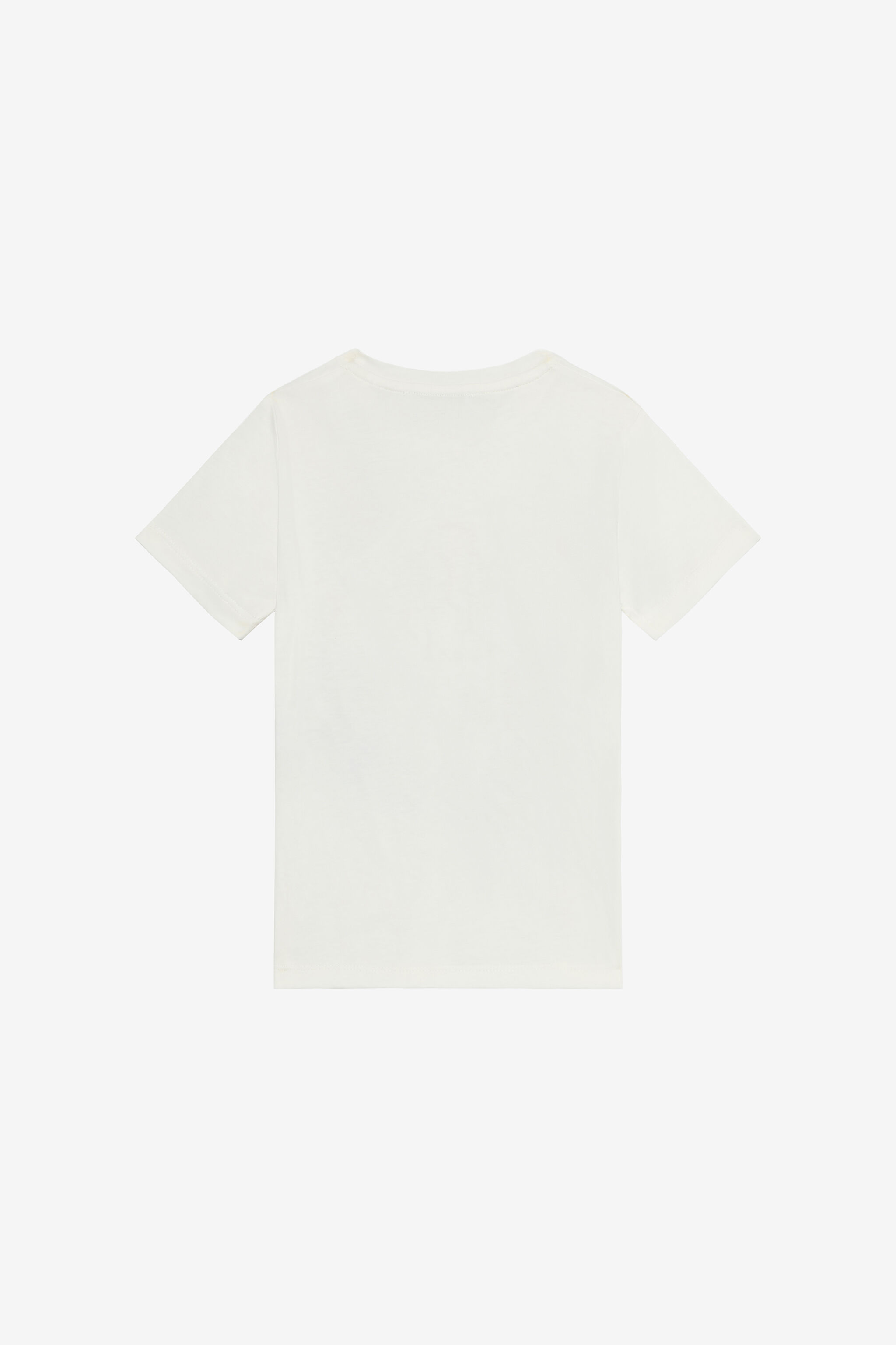 JU Milk White T-Shirt with Tropical Print MILKY WHITE VJT62G-JD001
