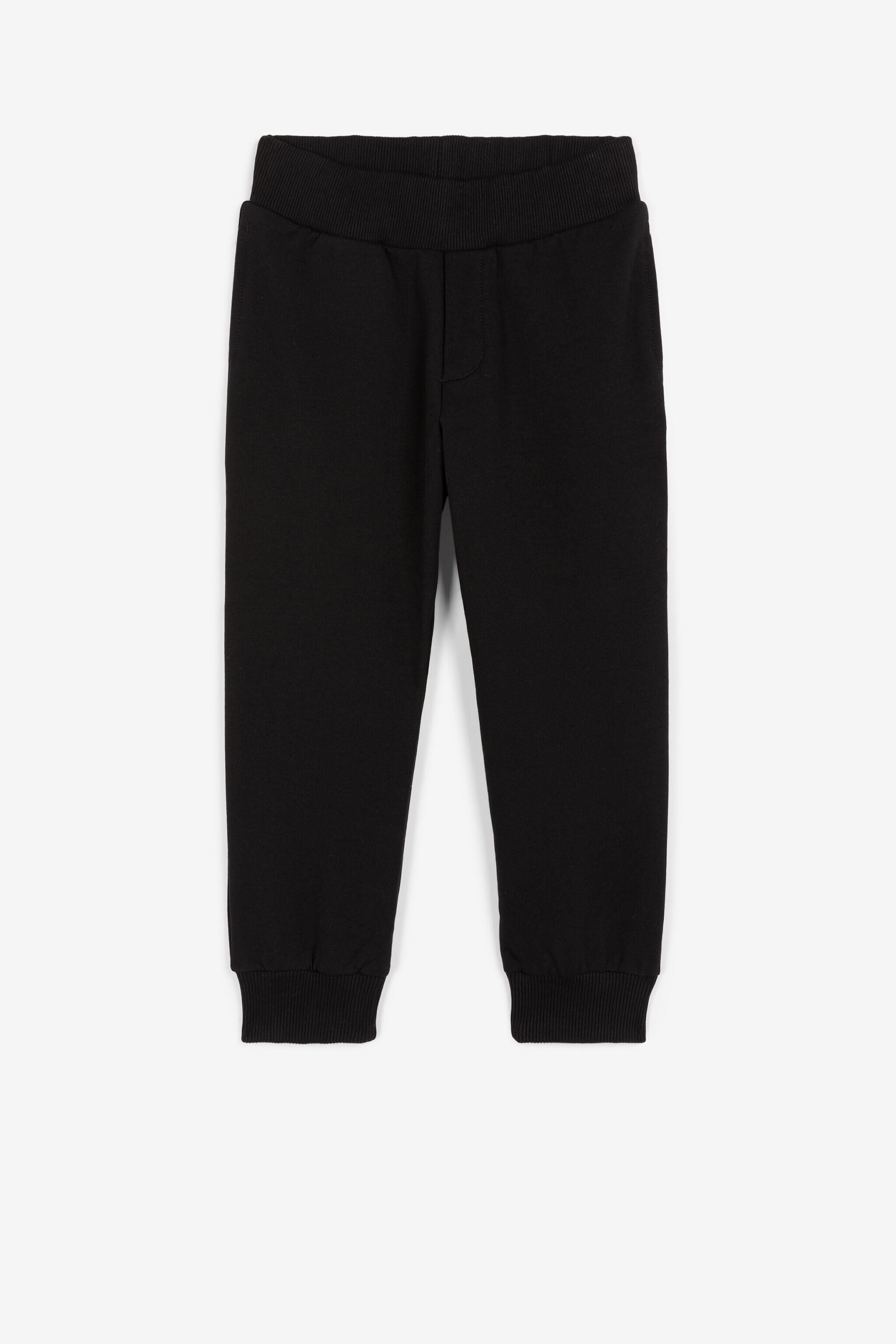 JU Jogginghose mit Logo-Applikation Schwarz PJT230-CF050