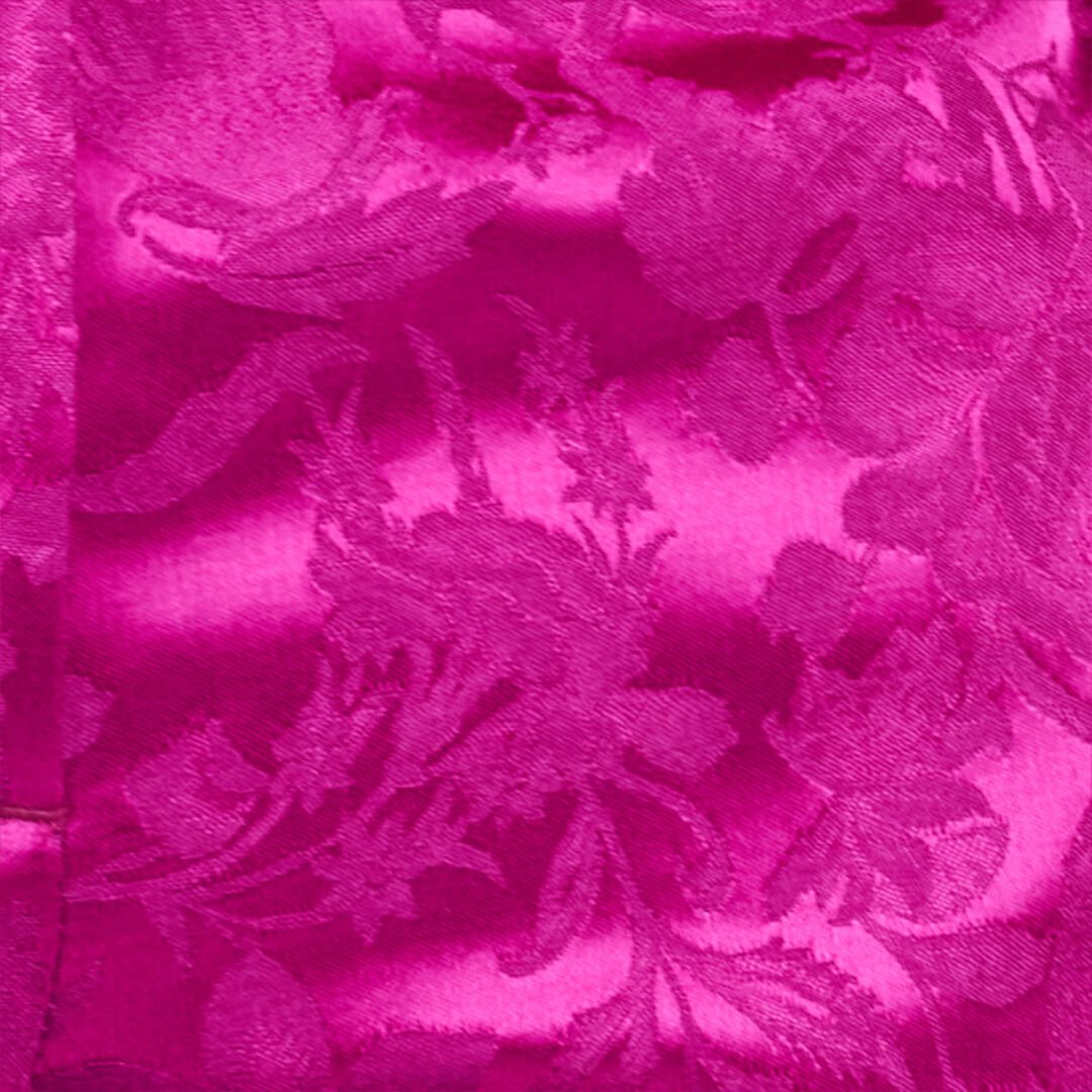 RC Flared Trousers with Florentine Flowers Jacquard Pattern RC Flared Trousers with Florentine Flowers Jacquard Pattern FUCHSIA WQT207-TJ033