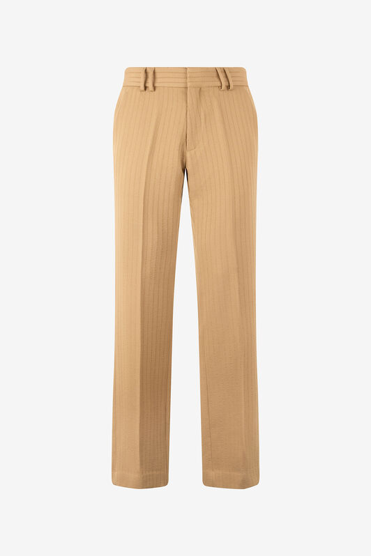 RC Striped Virgin Wool Pants RC Striped Virgin Wool Pants Light Brown VRT226-GE003