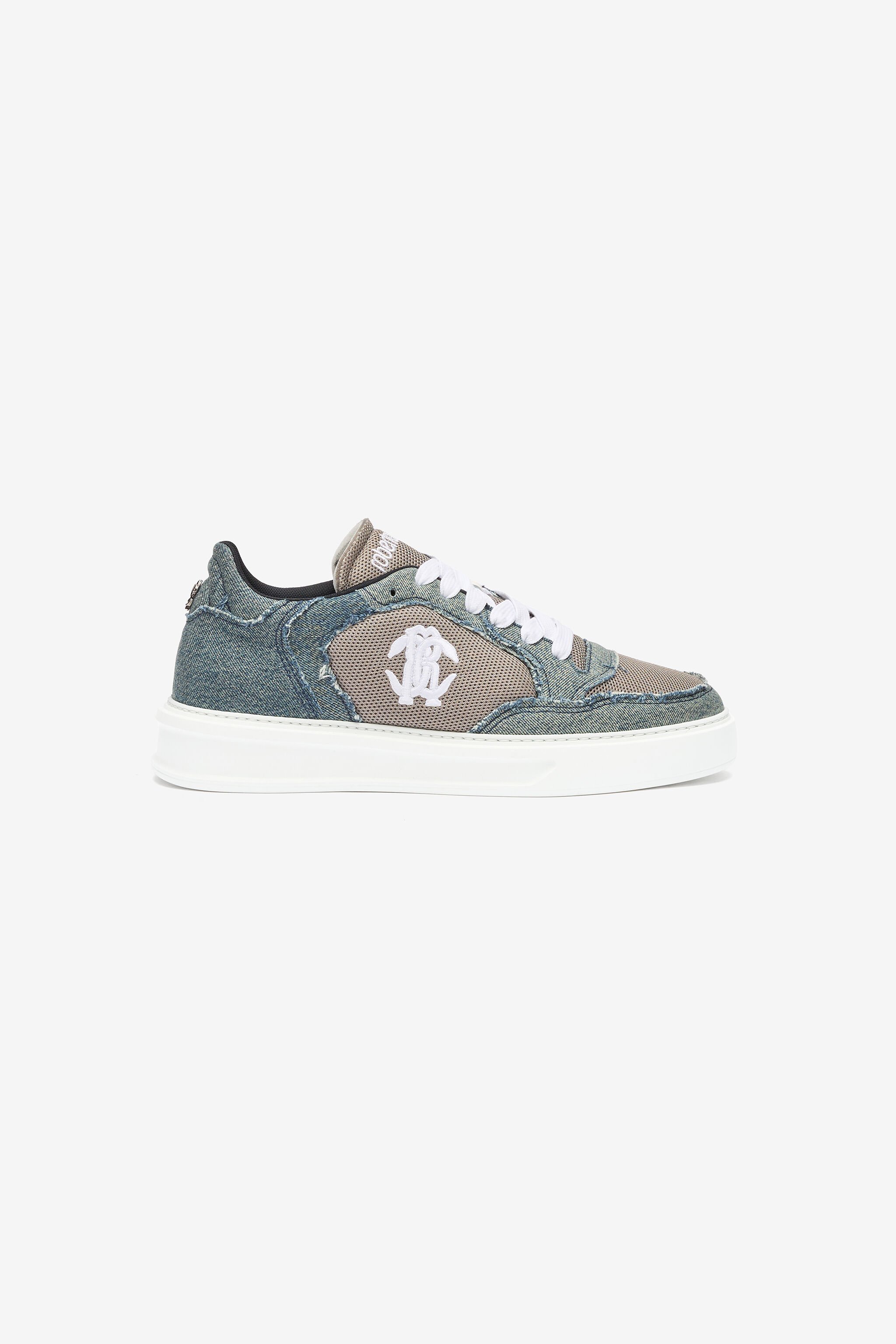 RC Denim And Mesh Sneakers Gray URS076-DL001