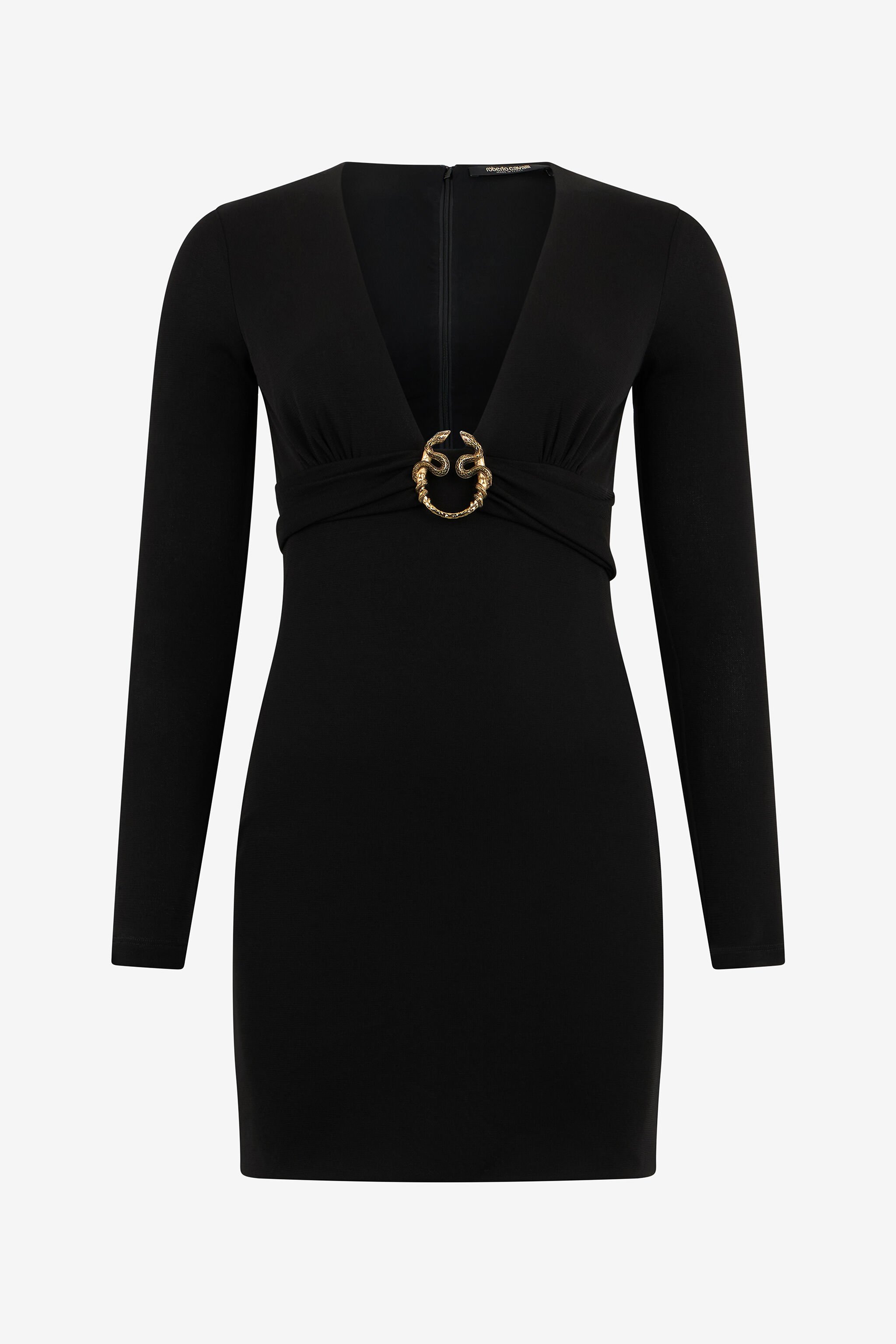 RC Robe Noire Mini Avec Décolleté Plongeant BLACK WKT123-JE034