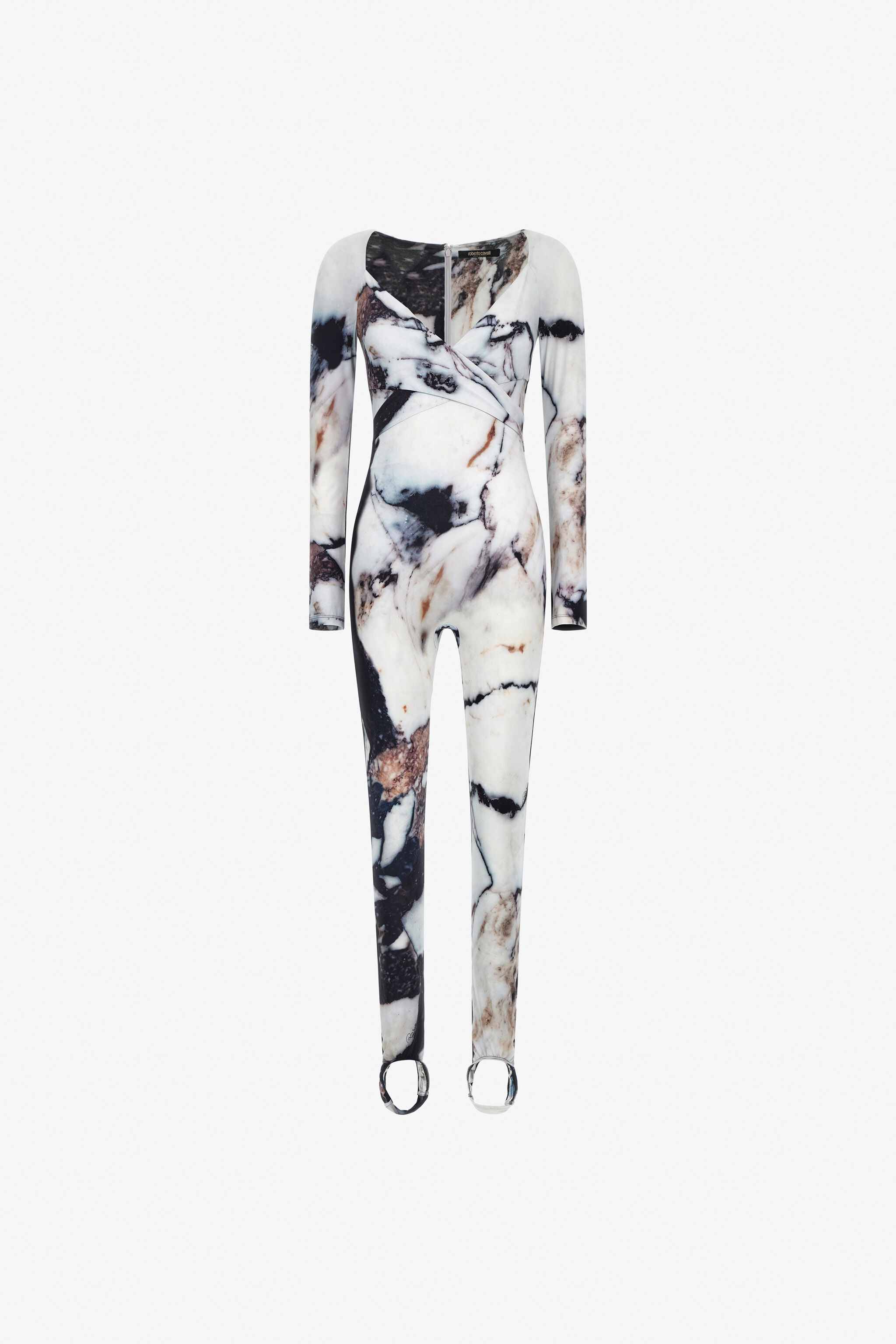 RC Marble Print Jumpsuit Black/White TWT134-LNN18