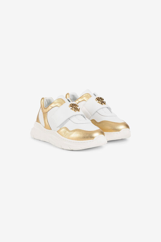 JU Mirror Snake Sneakers Gold PJS067-PN001