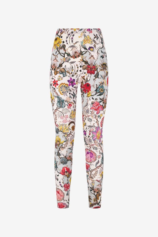 RC Florentine Flowers Print Leggings BEIGE WQT23A-LNR29